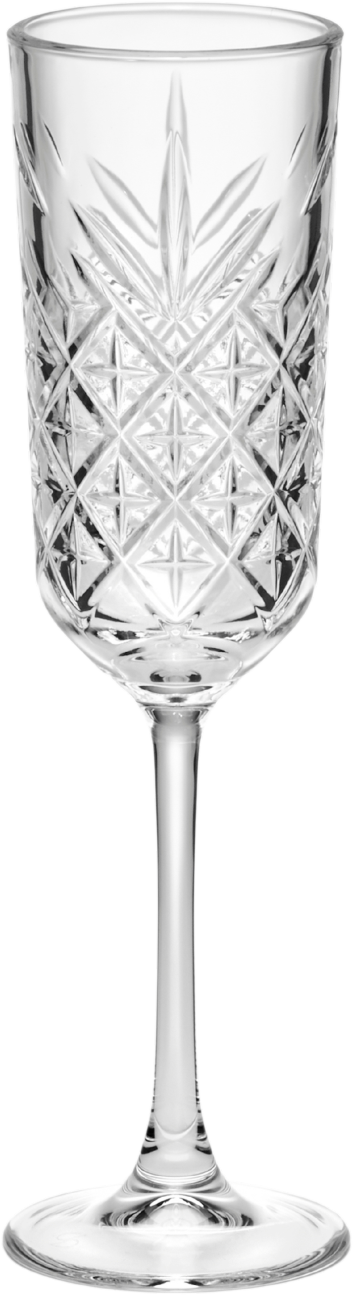 Pasabahce Sektglas »Timeless, 17,5 cl, 4 Stück« Strukturglas, spülmaschinengeeignet