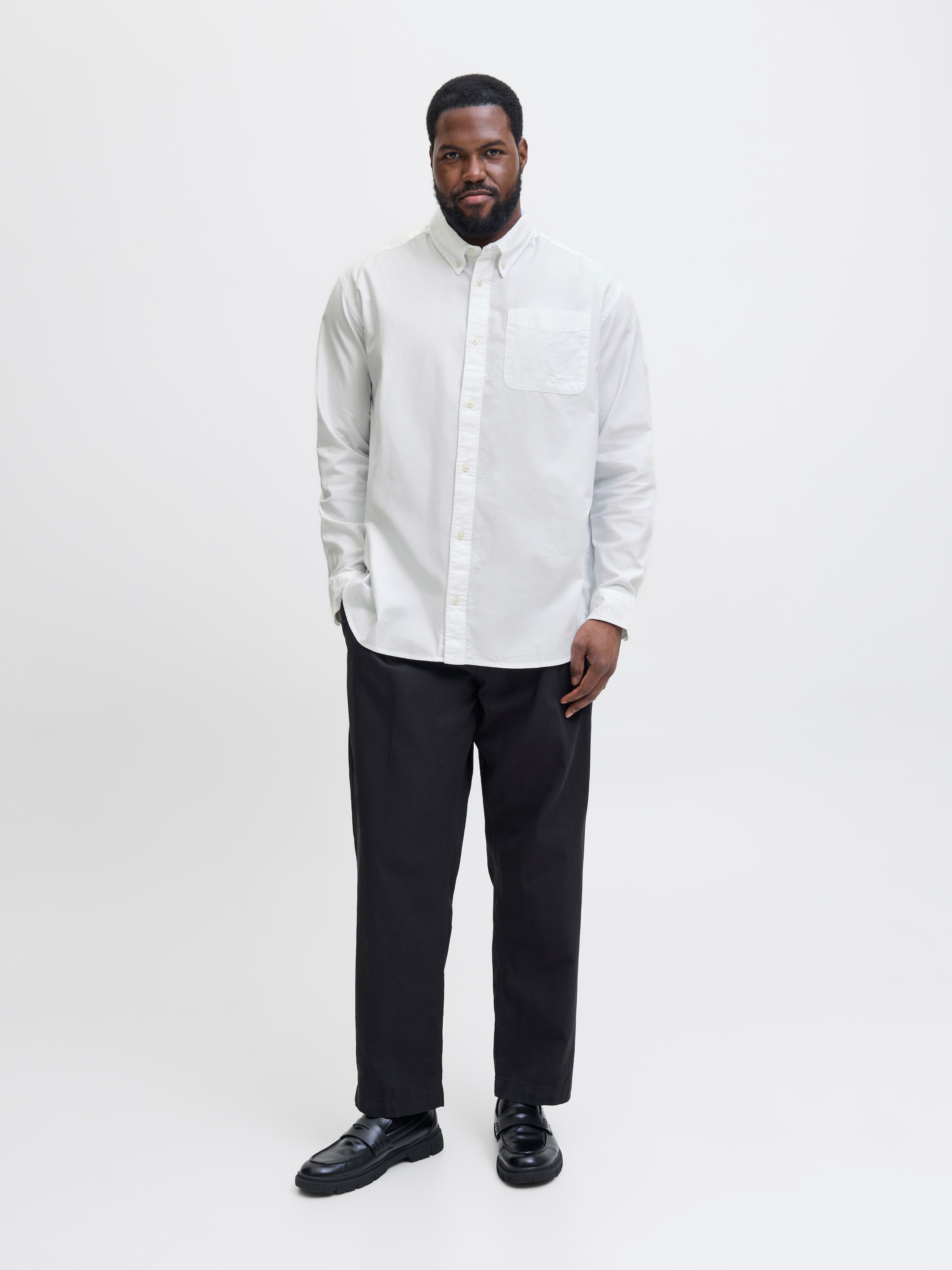 Jack & Jones PlusSize Langarmhemd »JPRBLUBROOK OXFORD SHIRT L/S NOOS PLS«