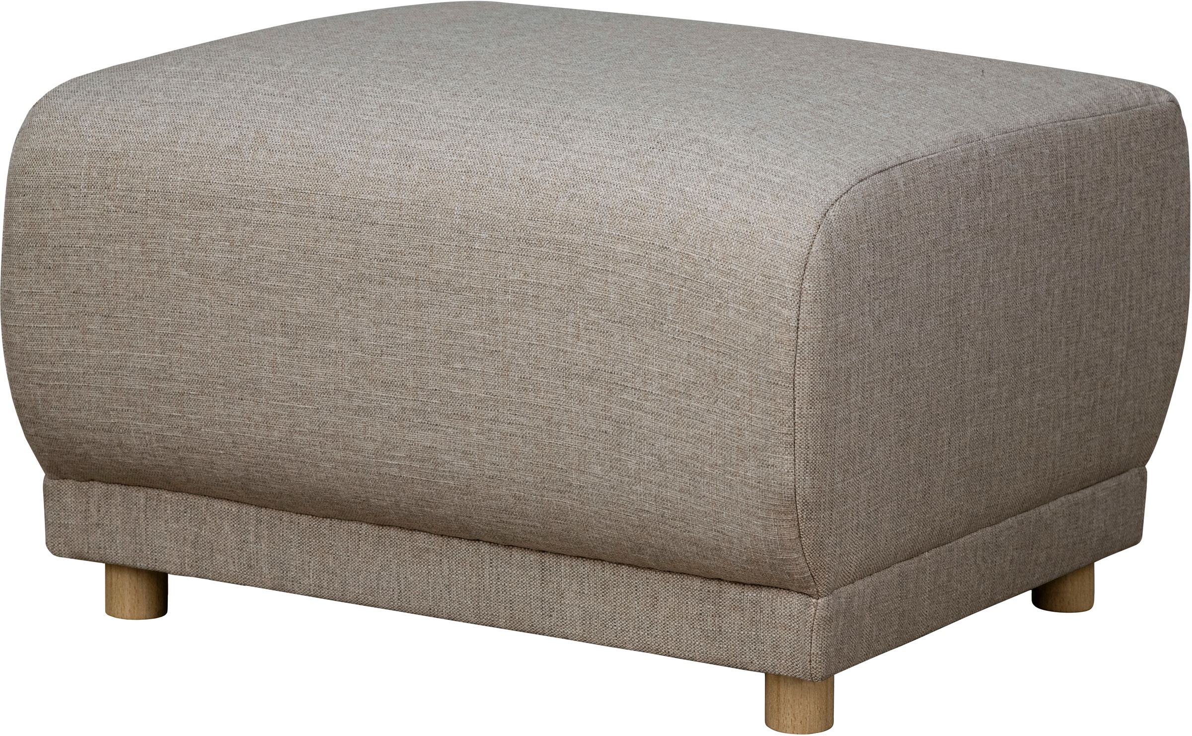 Home affaire Polsterhocker »LEMPS«, klein passend zur Serie, B/T/H: 70/70/46 cm