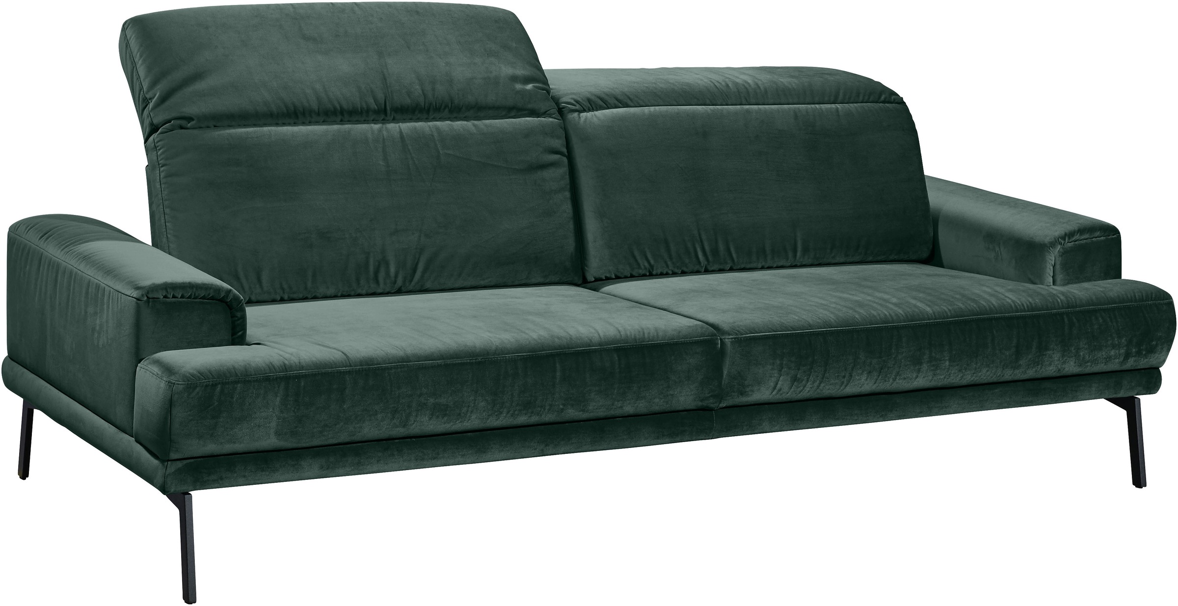 Musterring 3-Sitzer »MR 4580«, inkl. Kopf- und Sitztiefenverstellung, Fuß schwarz, B228 x T103 cm