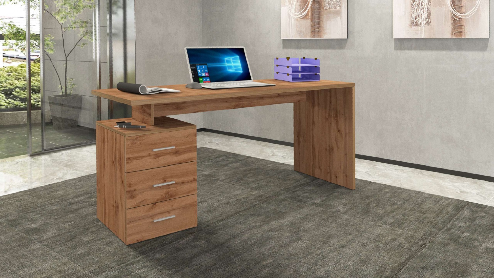 Home affaire Schreibtisch »NEW SELINA« hochwertiges ital. Design