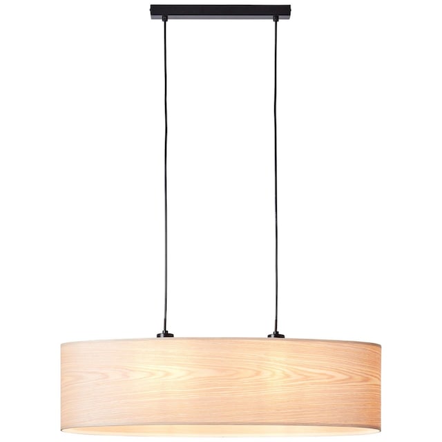 Brilliant Pendelleuchte »Romm«, 2 flammig-flammig, 120 cm Höhe, 78 cm  Breite, 2 x E27, Metall/Holz, holz hell/schwarz online kaufen | mit 3  Jahren XXL Garantie