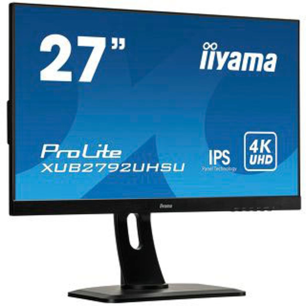 Iiyama LED-Monitor »ProLite XUB2792UHSU«, 68 cm/27 Zoll, 3840 x 2160 px, 4K Ultra HD, 4 ms Reaktionszeit, 60 Hz