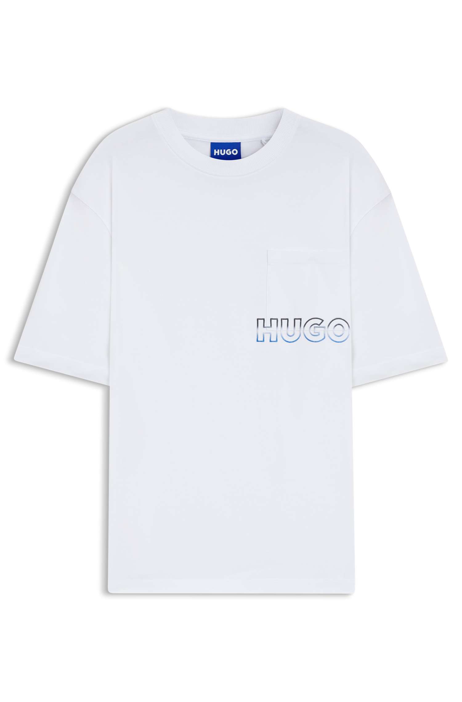 HUGO Blue T-Shirt »Nogoste« Rundhalsausschnitt, regular fit, Brusttasche