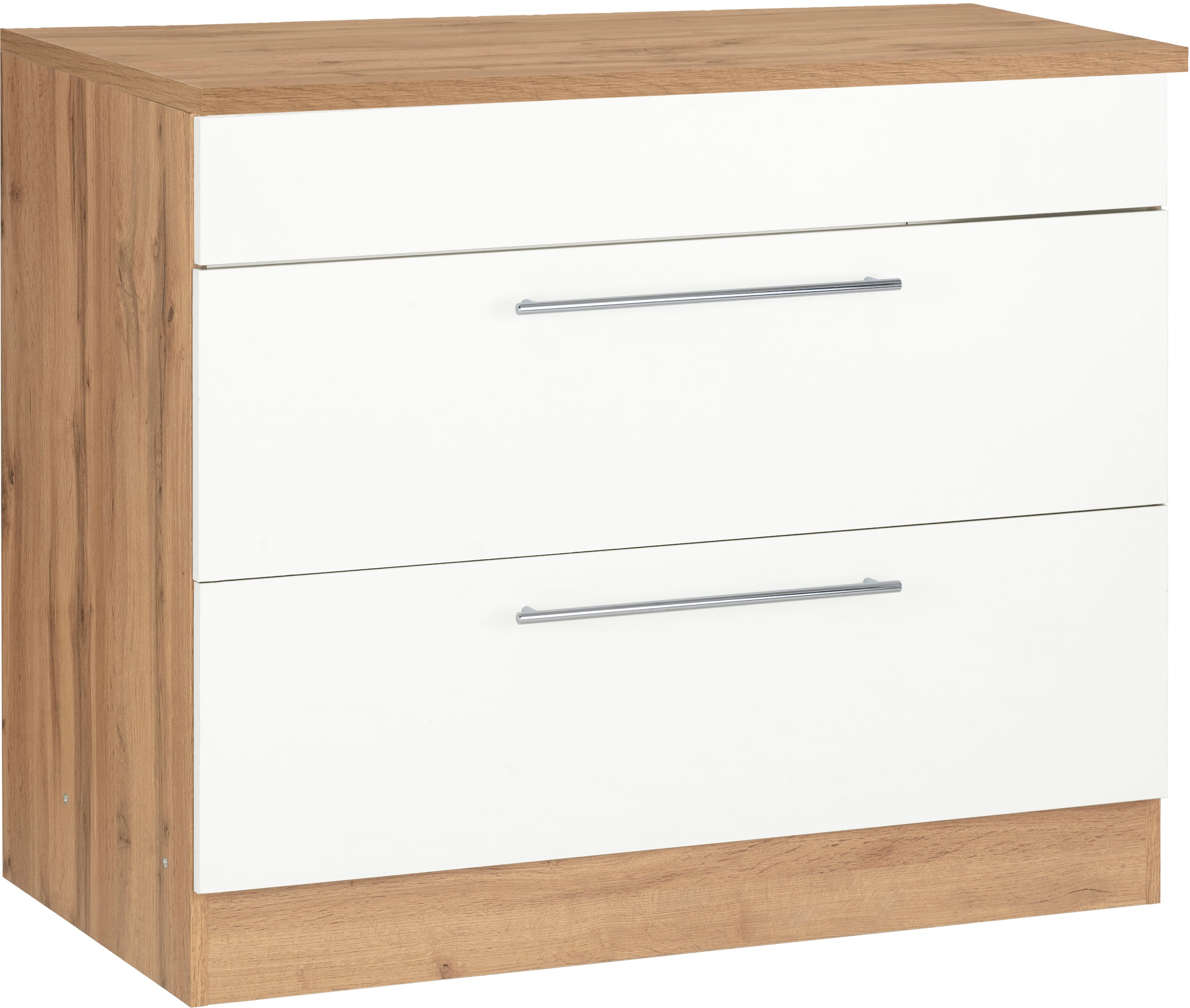 KOCHSTATION Unterschrank »KS-Wien« 100 cm breit, auch als Kochfeldumbauschrank nutzbar