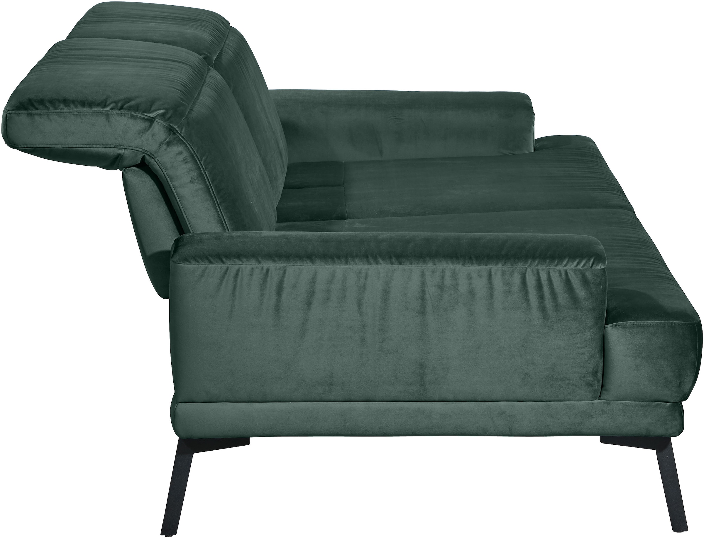 Musterring 3-Sitzer »MR 4580«, inkl. Kopf- und Sitztiefenverstellung, Fuß schwarz, B228 x T103 cm