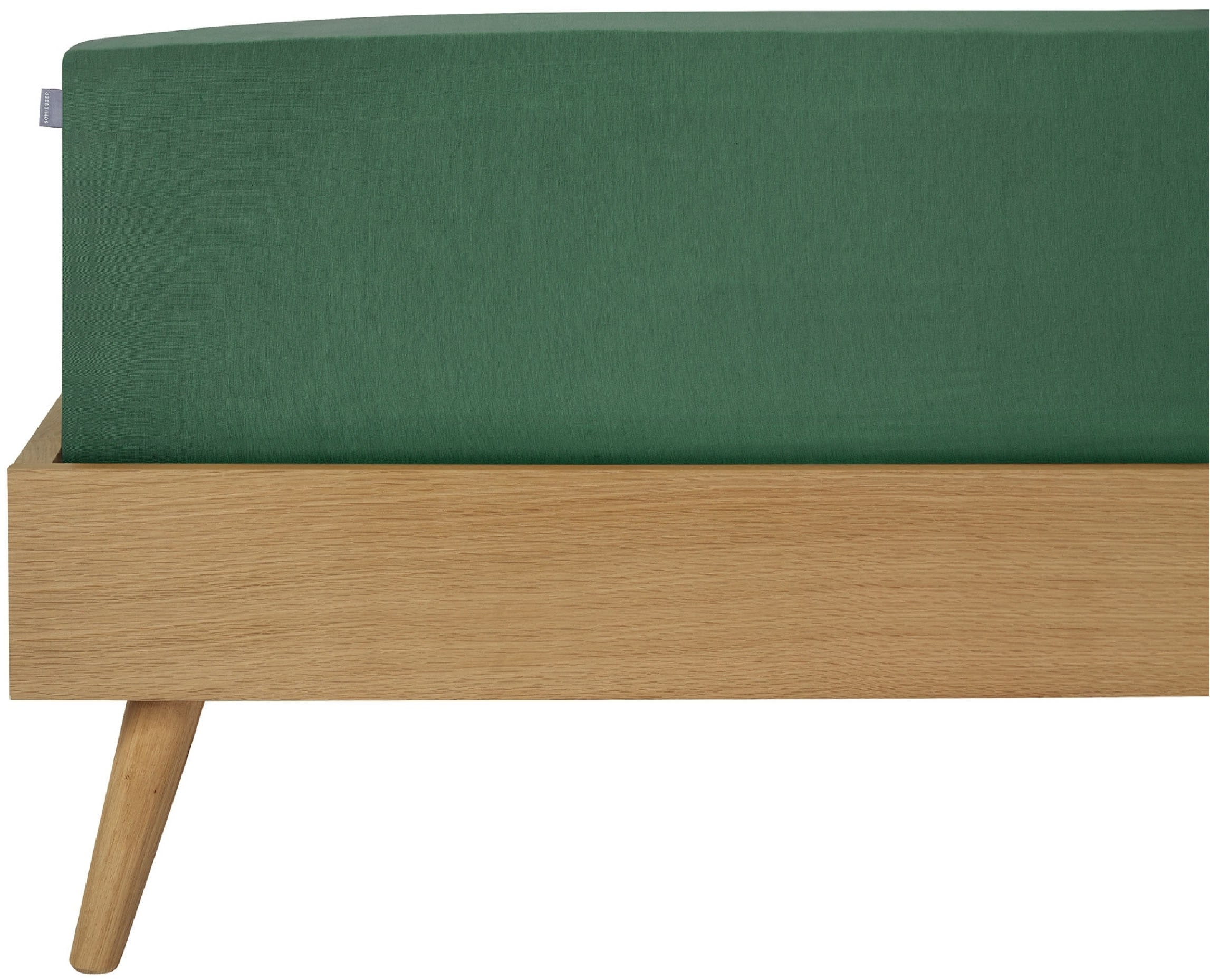 Spannbettlaken Jersey dunkelgrün - SCHIESSER Home 180*200