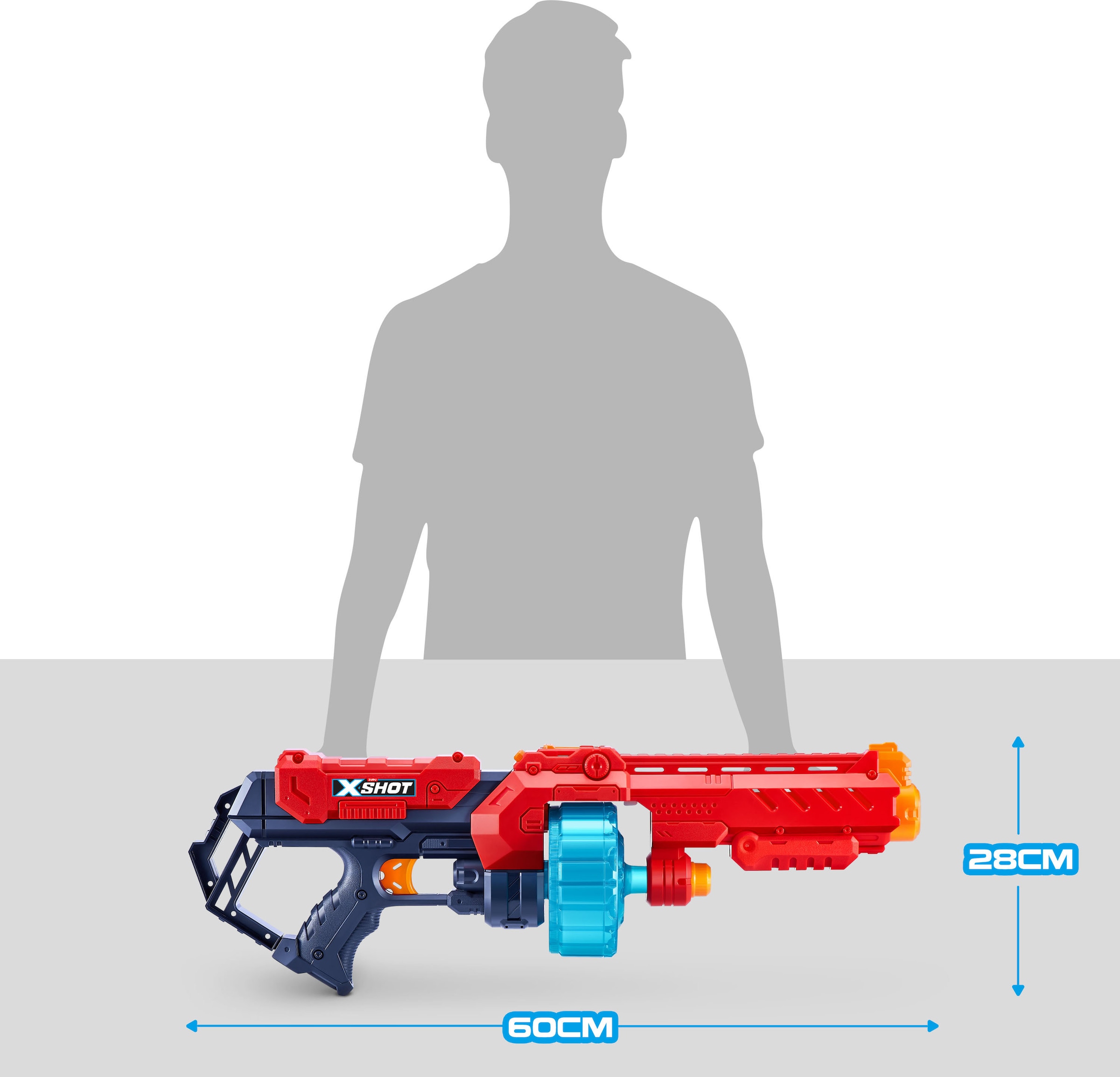 XSHOT Blaster »XSHOT, Excel Turbo Fire Blaster mit Darts«