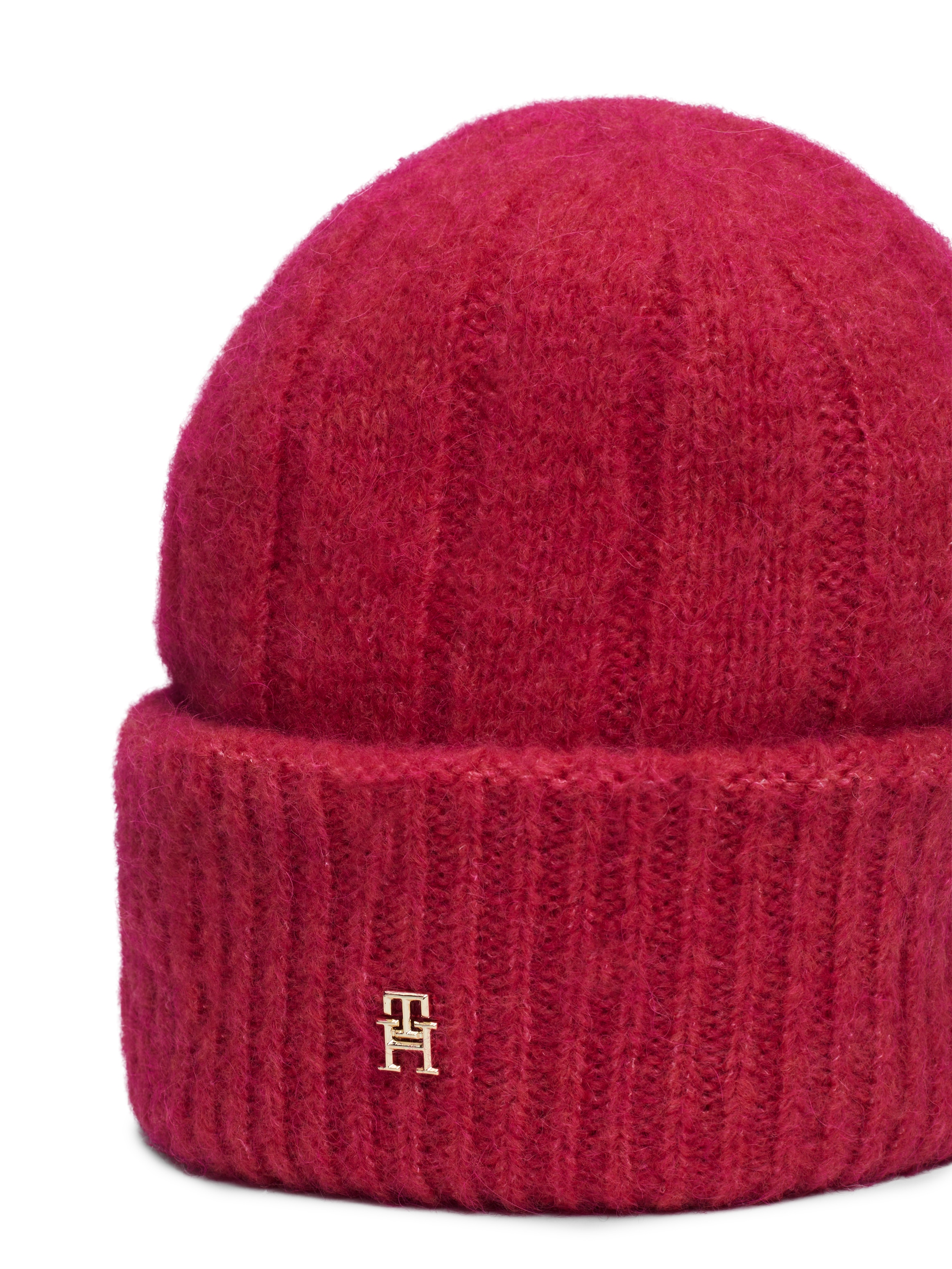 Tommy Hilfiger Beanie »TH TIMELESS BEANIE«, mit Monogramm-Emblem
