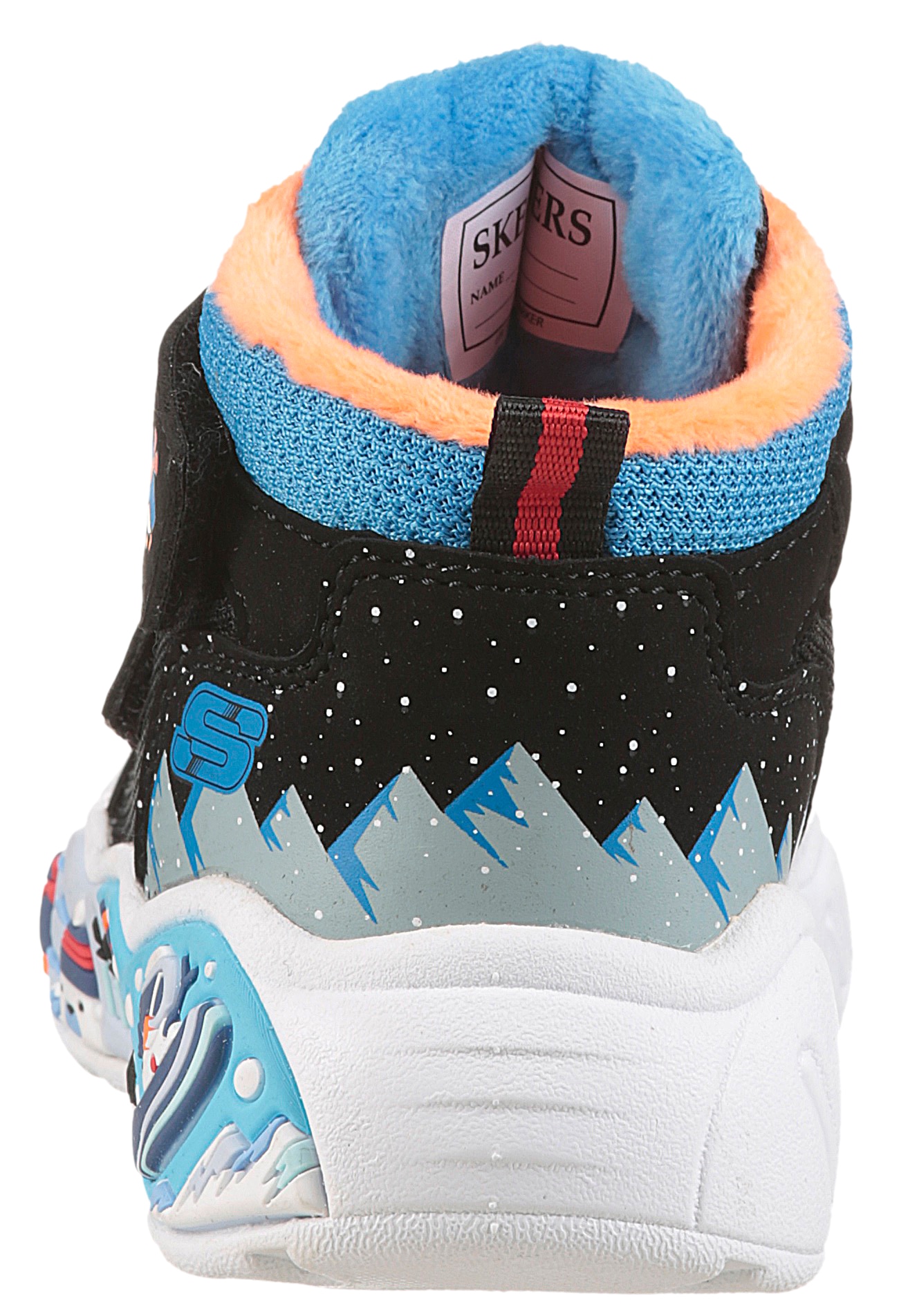 Skechers Winterstiefel »PLAY SCENE«  Klettboots mit Warmfutter, Größenschablone zum Download