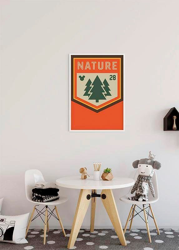Komar Bild »Mickey Mouse Nature« Disney 1 Stk. tlg. Wandbild zur Dekoration im Kinderzimmer - ohne Rahmen