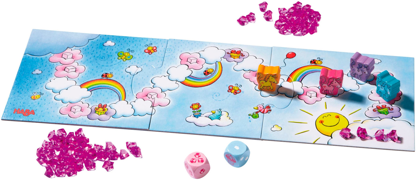 Haba Spiel »Einhorn Glitzerglück Wolkenschatz« Made in Germany