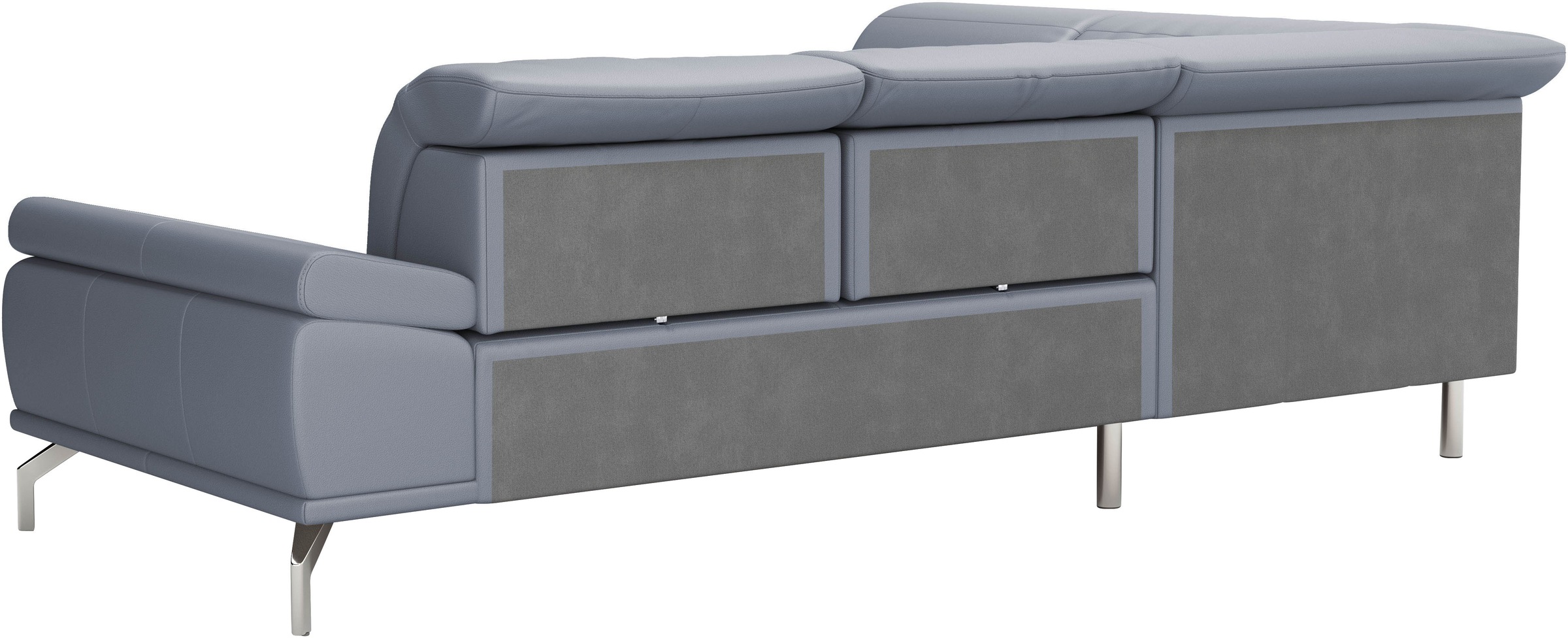 Places of Style Ecksofa »Caluna«, Inkl.Sitztiefenverstellung, wahlweise mit Kopf- und Armteilverstellung