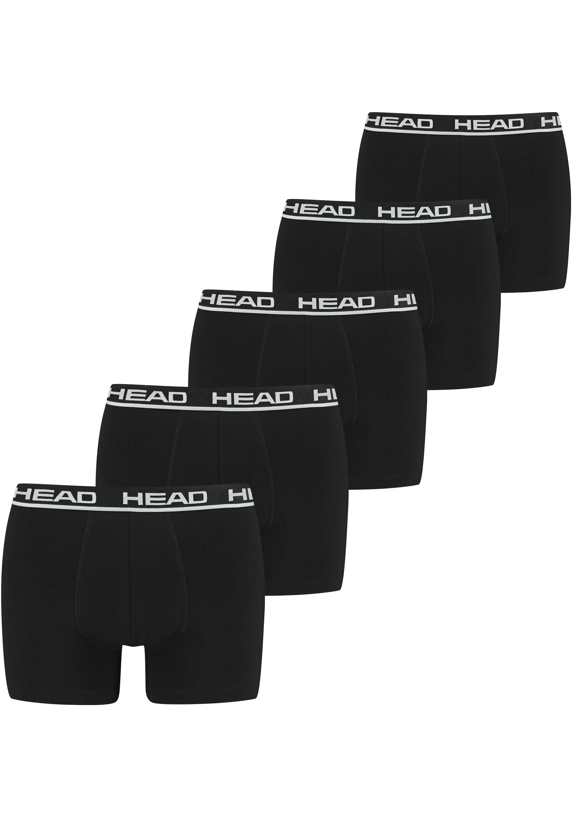 Boxershorts, (5er-Pack), mit elastischem Logobund