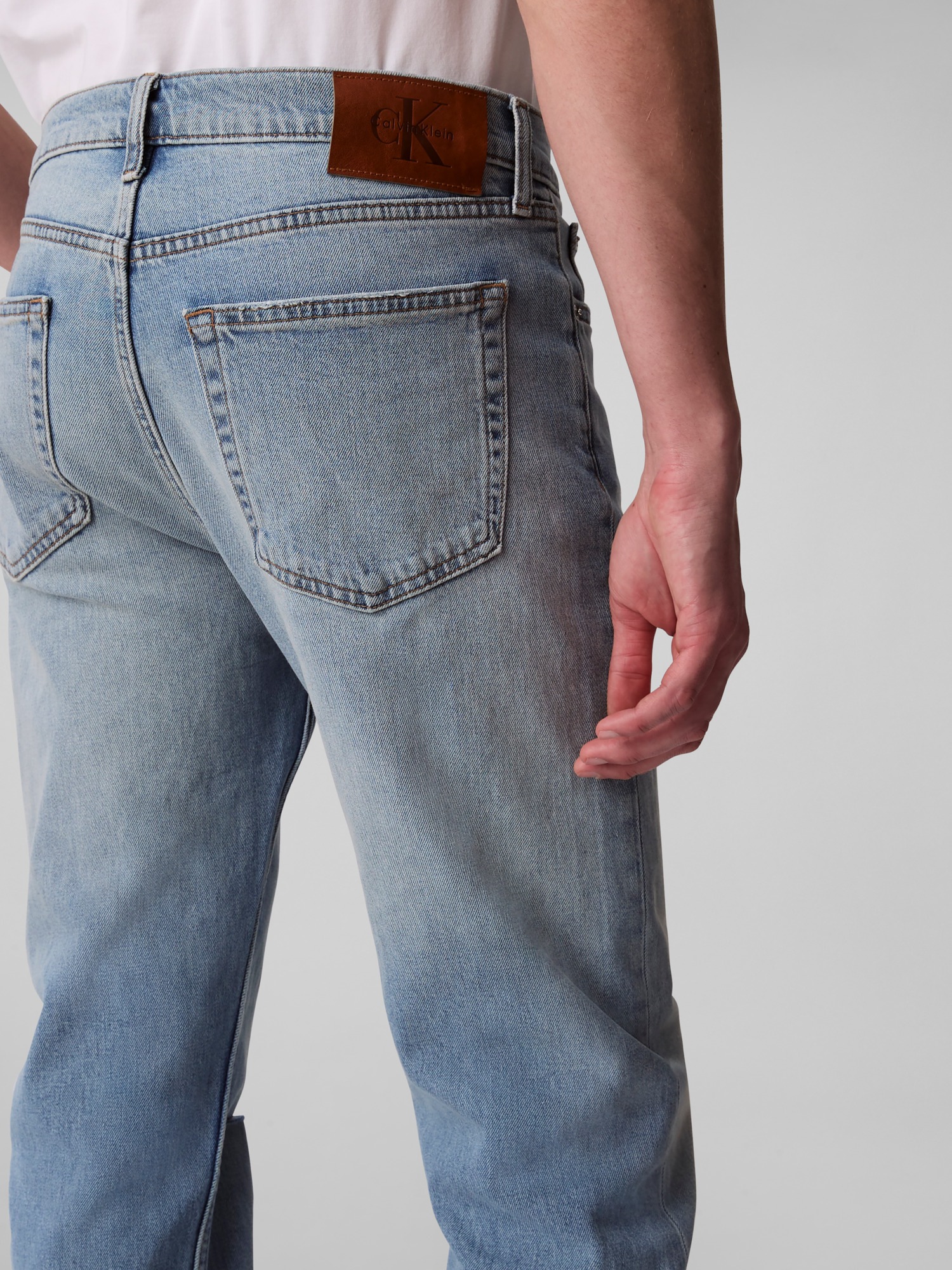Calvin Klein Jeans Straight-Jeans »STNDRD STRGHT ABNER JEAN«, Mit Gürtelschlaufen