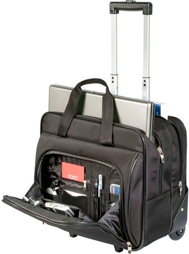 Targus Kofferorganizer »TBR003EU«, Business-Trolley Reisetasche mit 2 Rollen, Rollkoffer mit Laptopfach