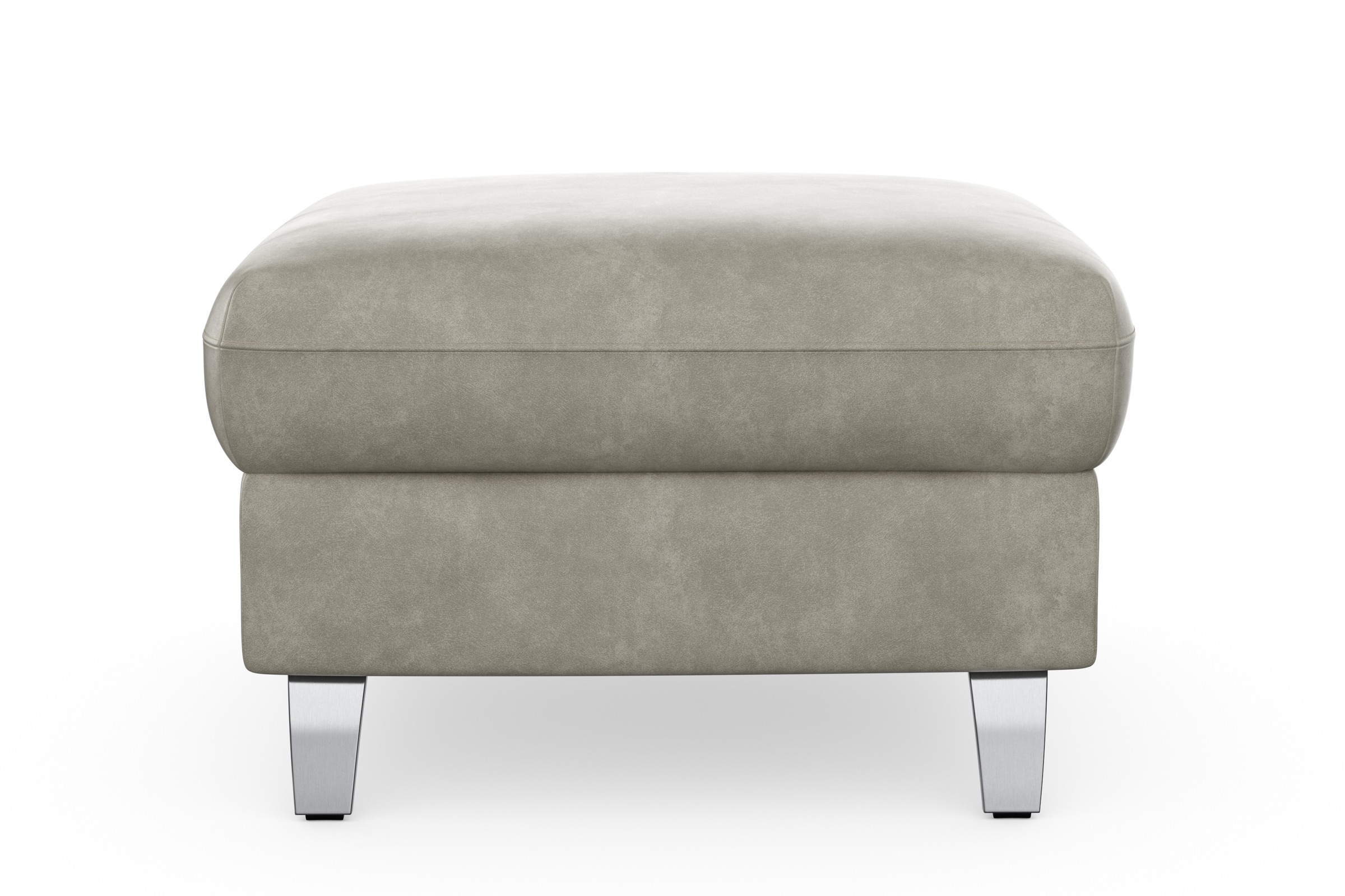 sit&more Stauraumhocker »Grenoble«, mit Stauraum und satinierten Füßen