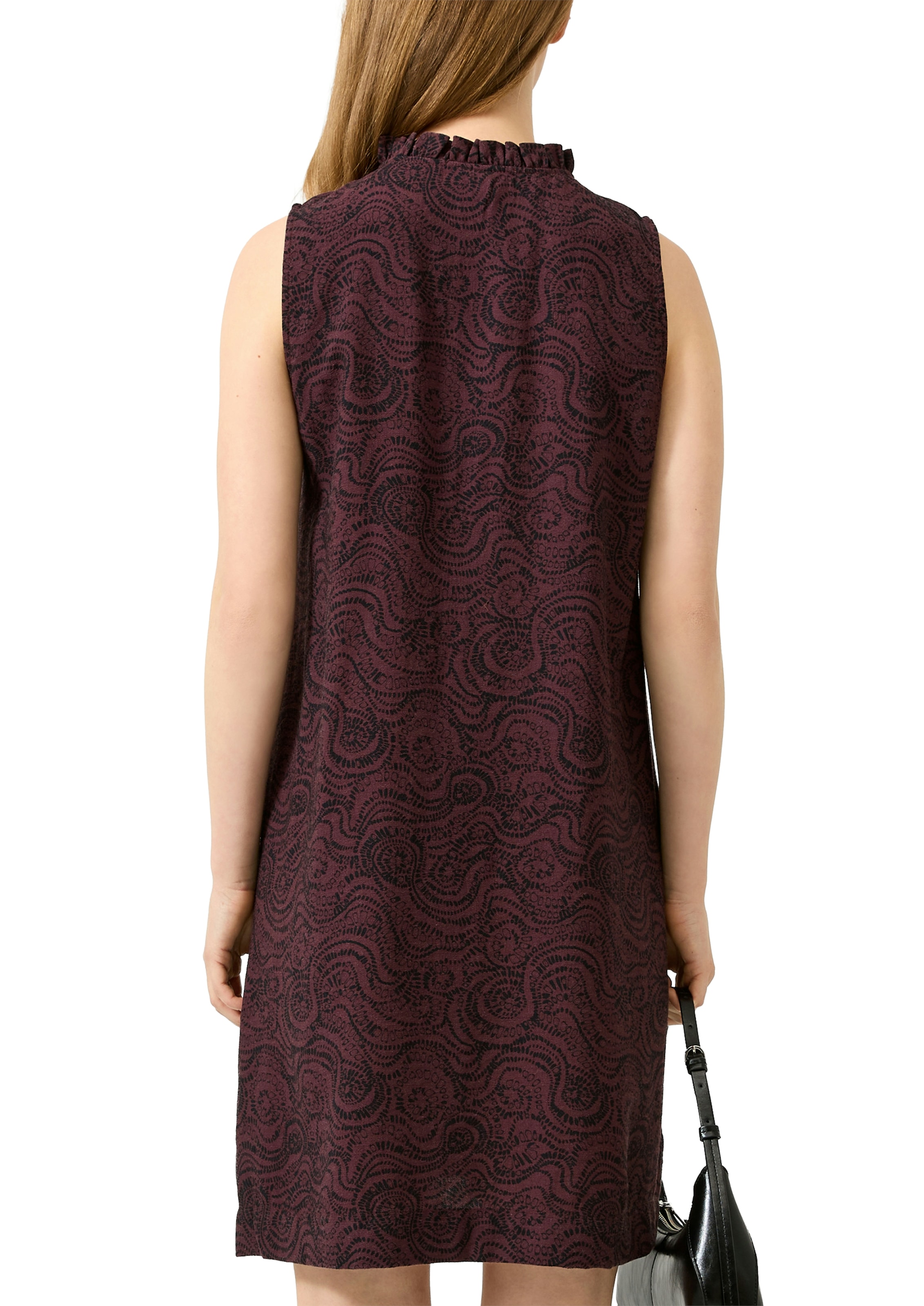 QS Druckkleid Ohne Taschen Sommerkleid mit grafischem Muster