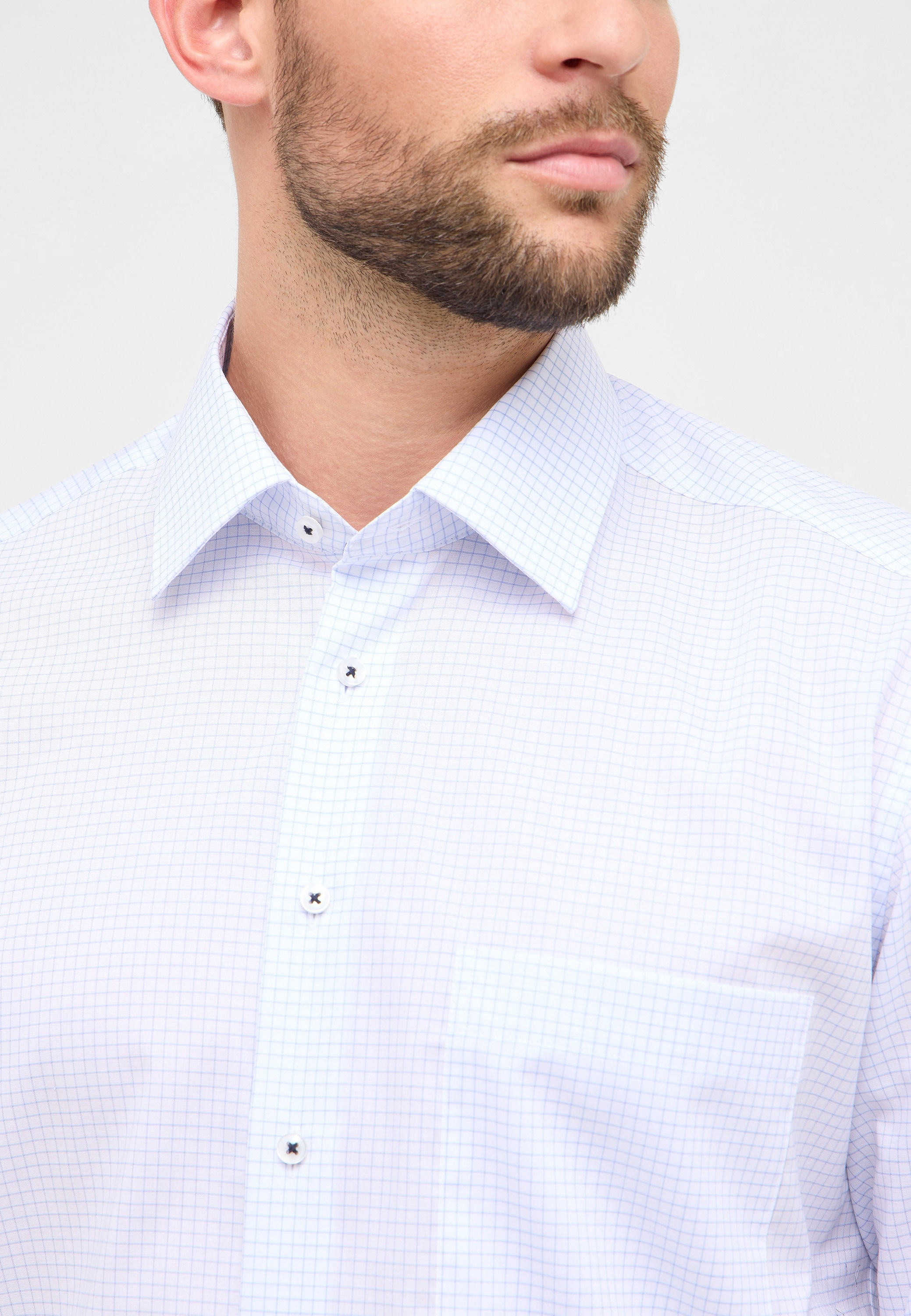 Eterna Langarmhemd »COMFORT FIT«, NON IRON (bügelfrei)
