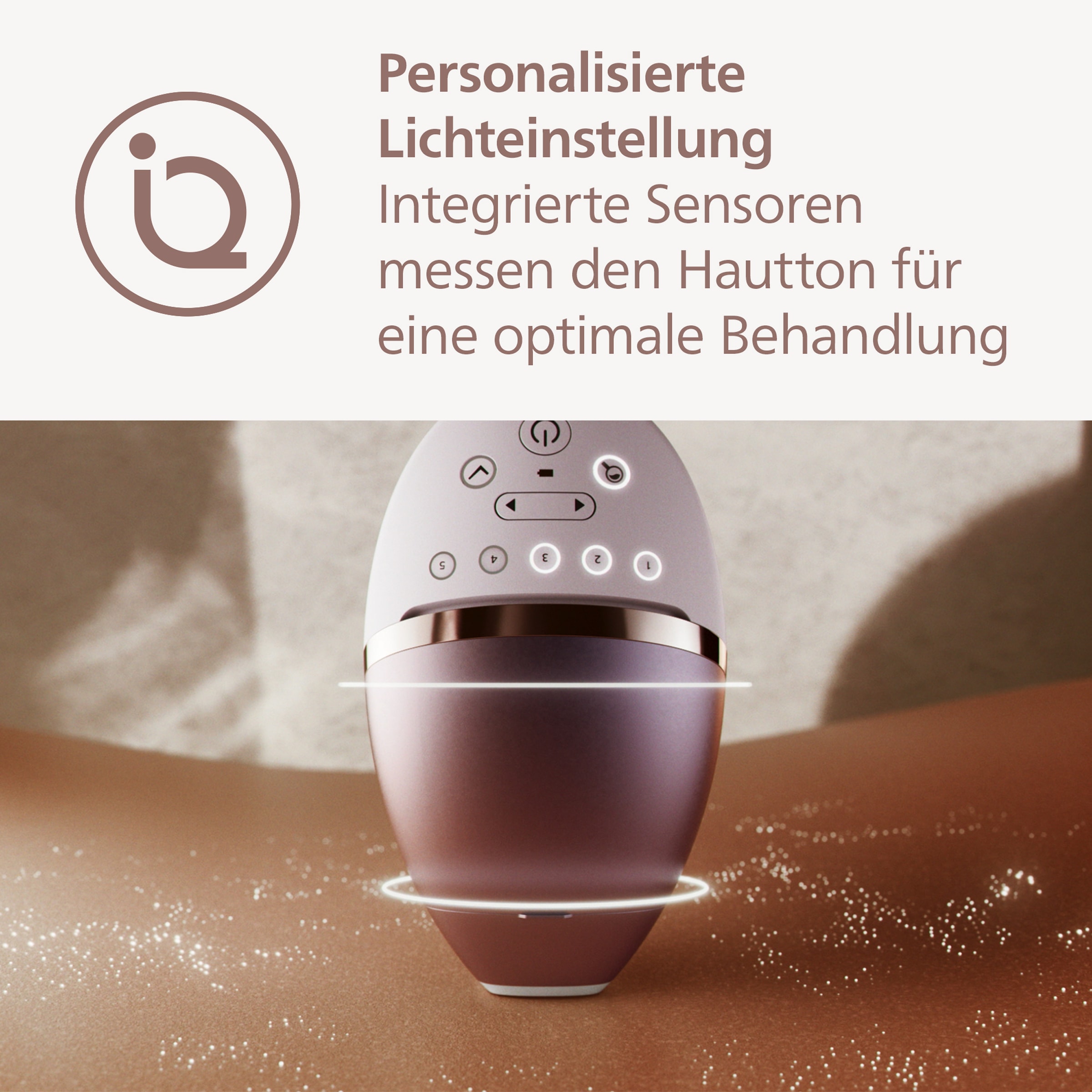 Philips IPL-Haarentferner »Lumea S8000 BRI947/00«, 450.000 Lichtimpulse, 4 Aufsätze (Achseln, Bikinizone, Körper und Gesicht)