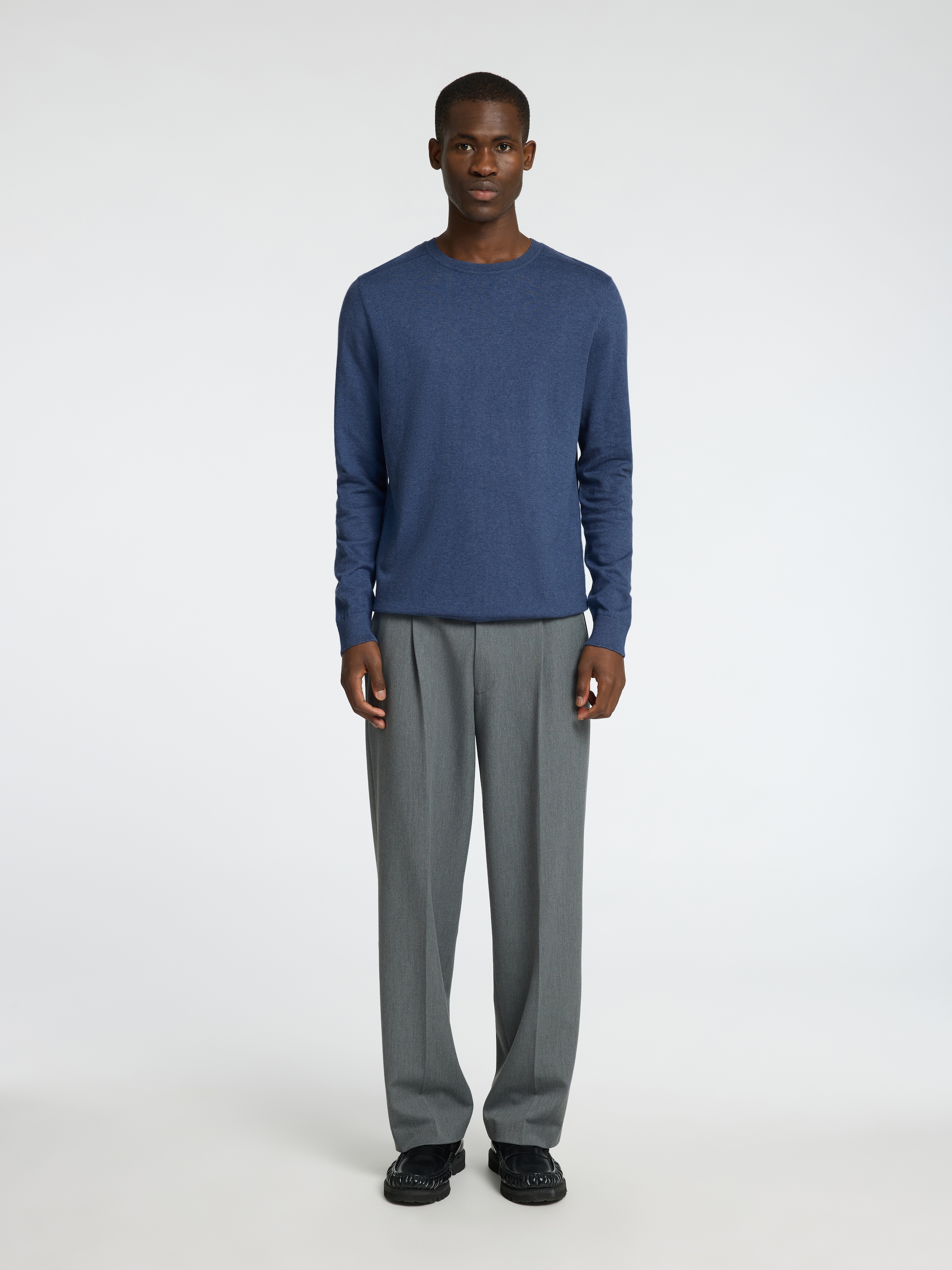 SELECTED HOMME Strickpullover »SLHBERG CREW NECK NOOS«