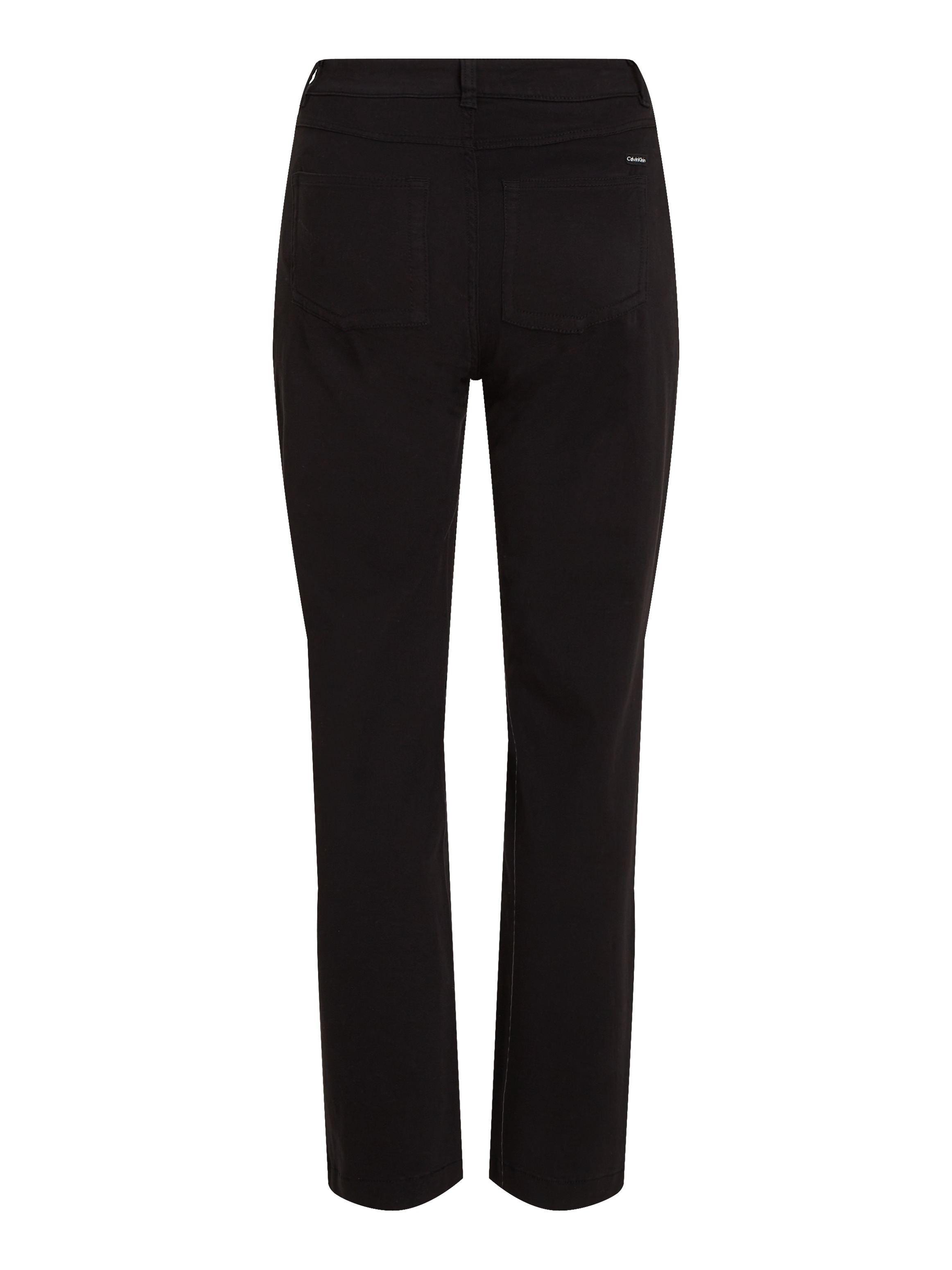 Calvin Klein Jeans Stretch-Hose »STRETCH HIGH RISE STRAIGHT PANT«, aufgesetzte Taschen, 1-Knopf-Form