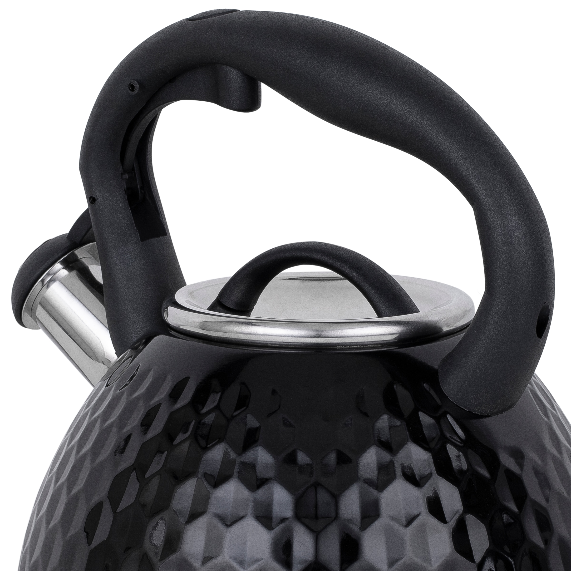 RESTO Kitchenware Wasserkessel »Aries, Flötenkessel 2,7 l, mit 3D-Design, im Geschenkkarton« 1 Stk. tlg. Edelstahl