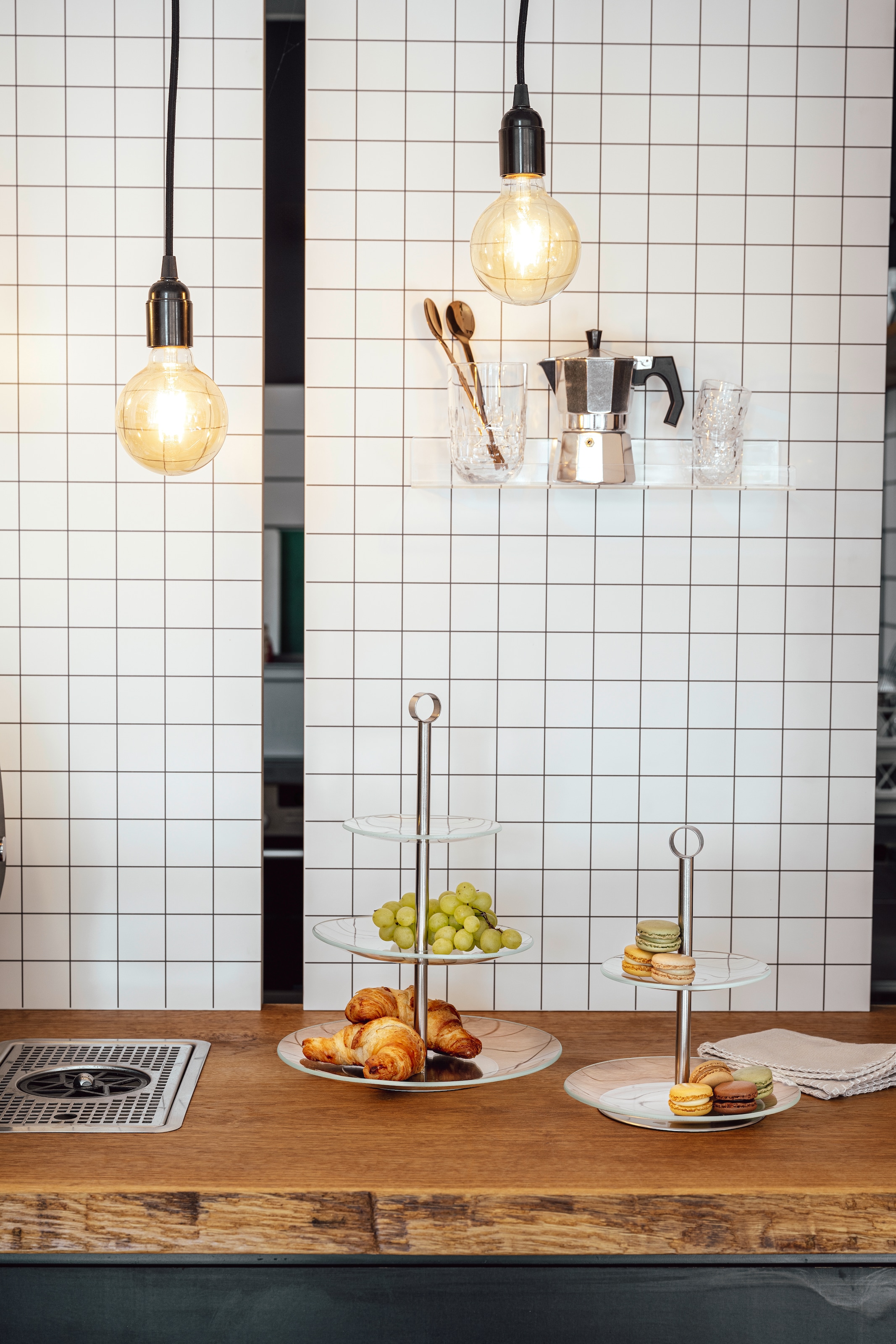 LEONARDO Etagere »CENA, 3 stufig - Höhe 36 cm« Servieretagere mehrstöckig, zum Servieren und Präsentieren