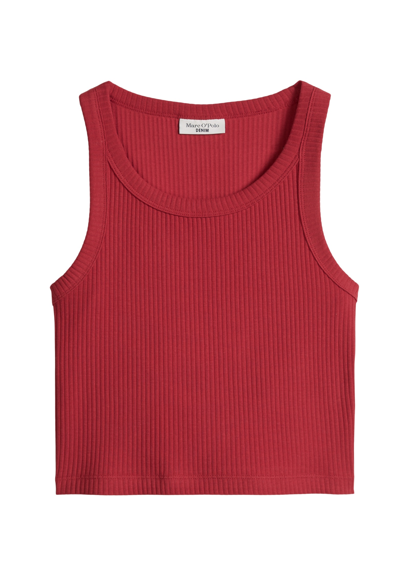 Marc O'Polo DENIM Tanktop slim cropped aus Stretch-Jersey