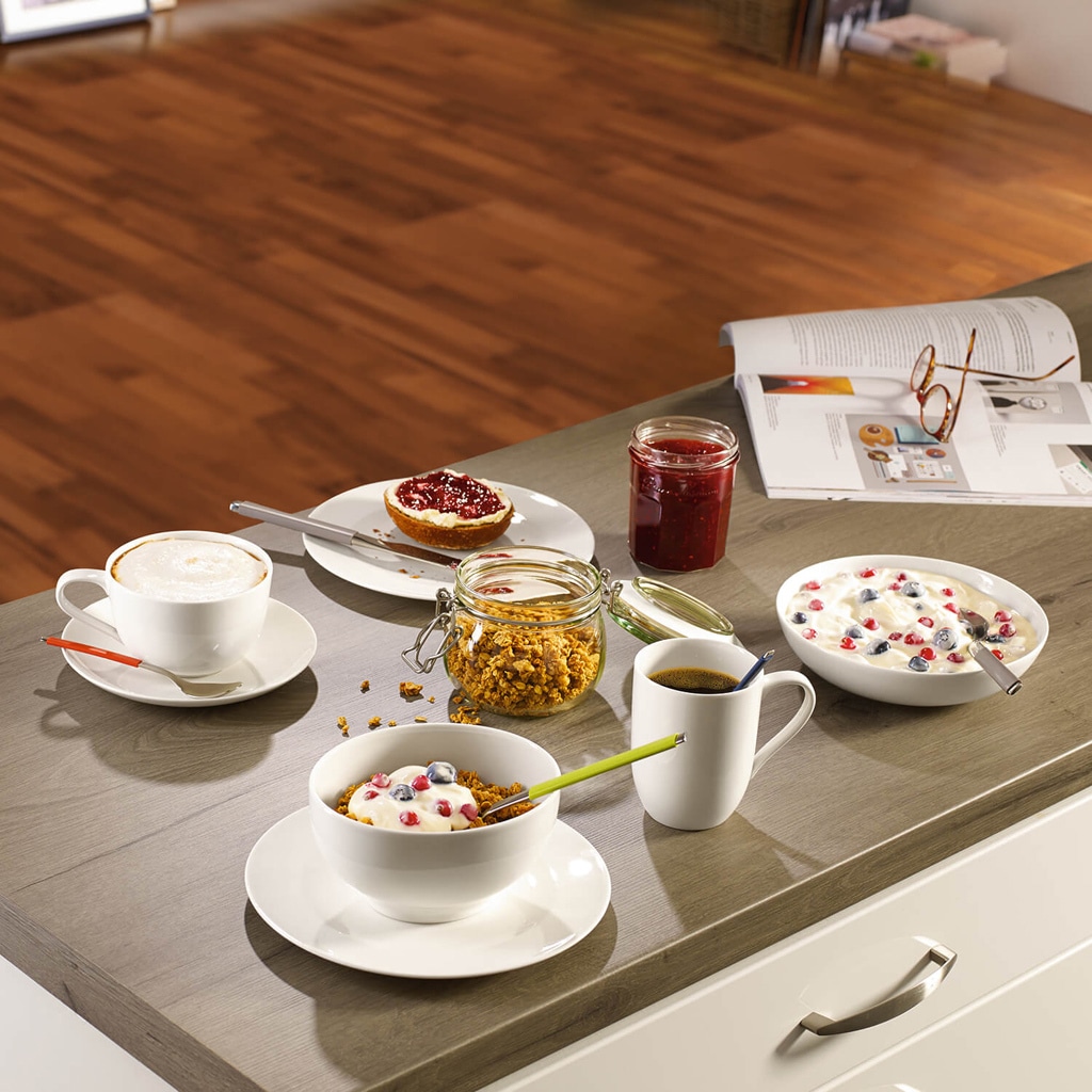 Villeroy & Boch Geschirr-Set »Frühstücks-Set For Me 6er Set weiß«