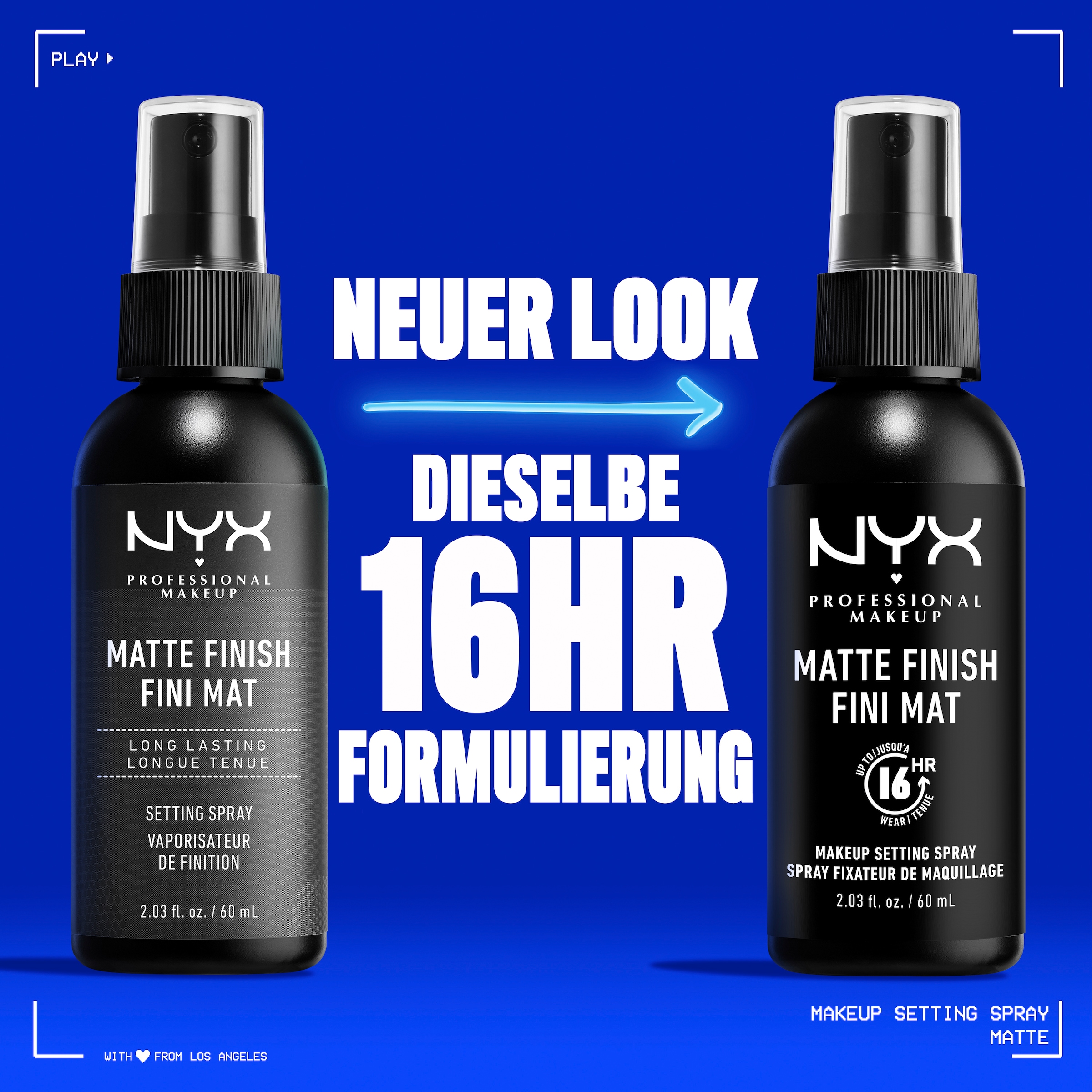 NYX Fixierspray »NYX Professional Makeup Make Up Setting Spray 3er Set«