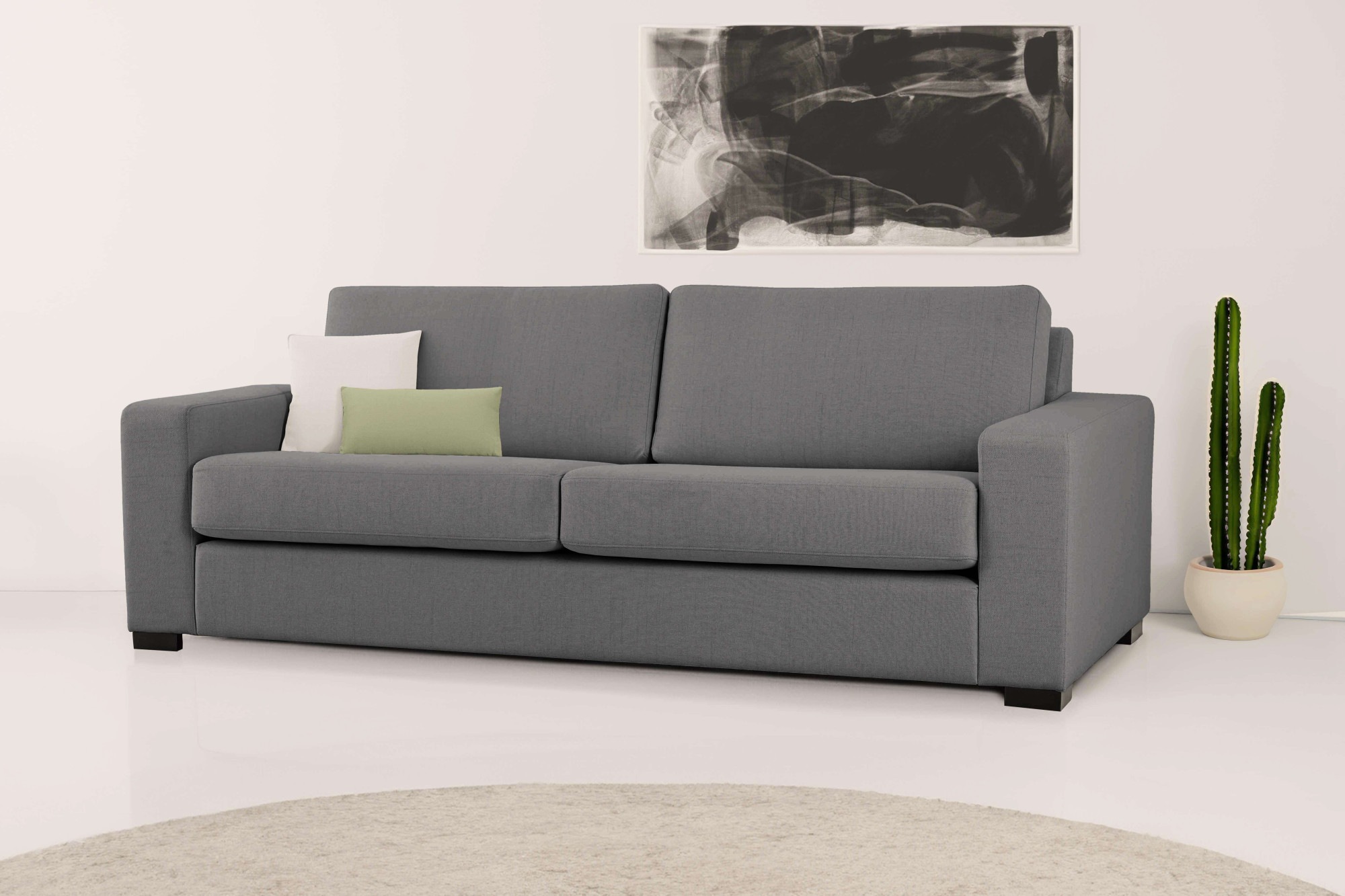 Home affaire 3-Sitzer »Branwell« Breite 226 cm, Struktur fein, mit Wellenunterfederung