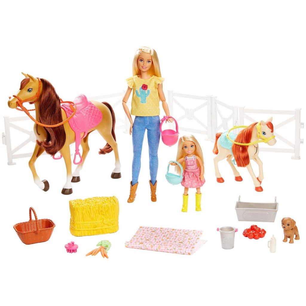 Barbie Anziehpuppe »Reitspaß mit Puppe«