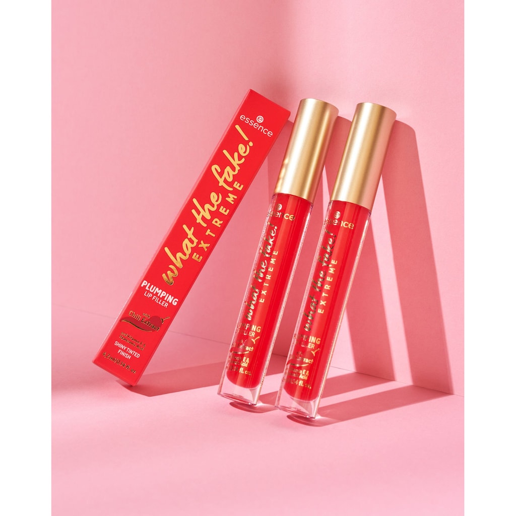 Essence Lip-Booster »what the fake! EXTREME PLUMPING LIP FILLER«, (Set, 3 tlg.)