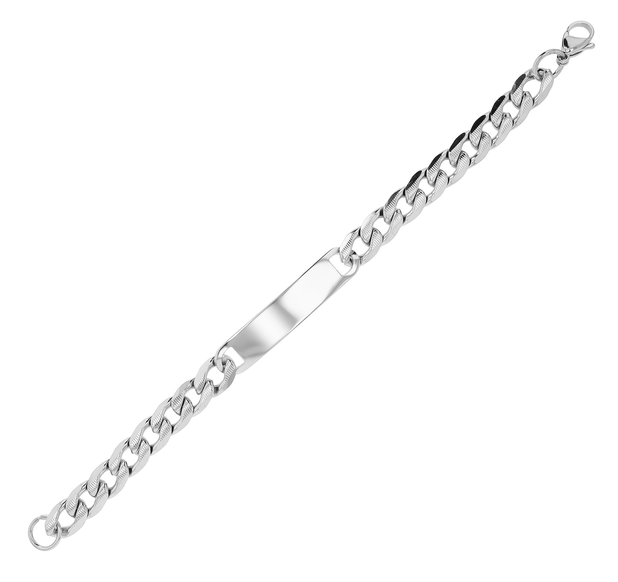 Adelia´s Panzerarmband »Herren Armband ¿ Panzerarmband aus Edelstahl 21 cm«
