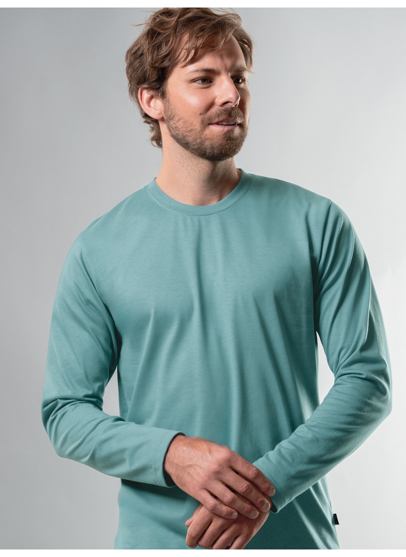Trigema T-Shirt »TRIGEMA Langarmshirt aus 100% Baumwolle«, (1 tlg.)
