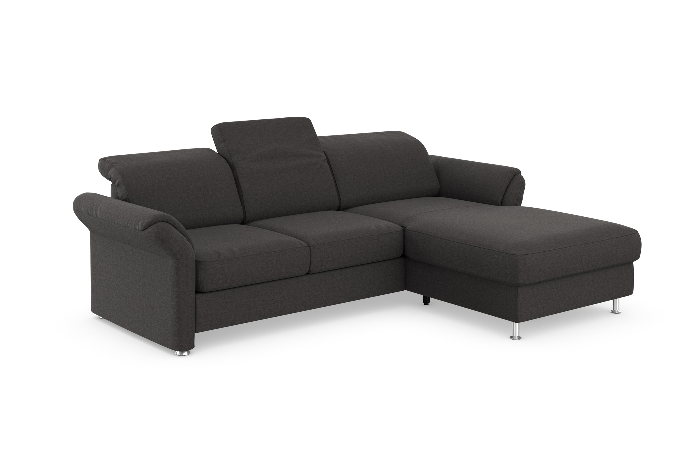 sit&more Ecksofa »Apulia L-Form«, wahlweise Bettfunktion, Bettkasten und Kopf- und Armteilverstellung