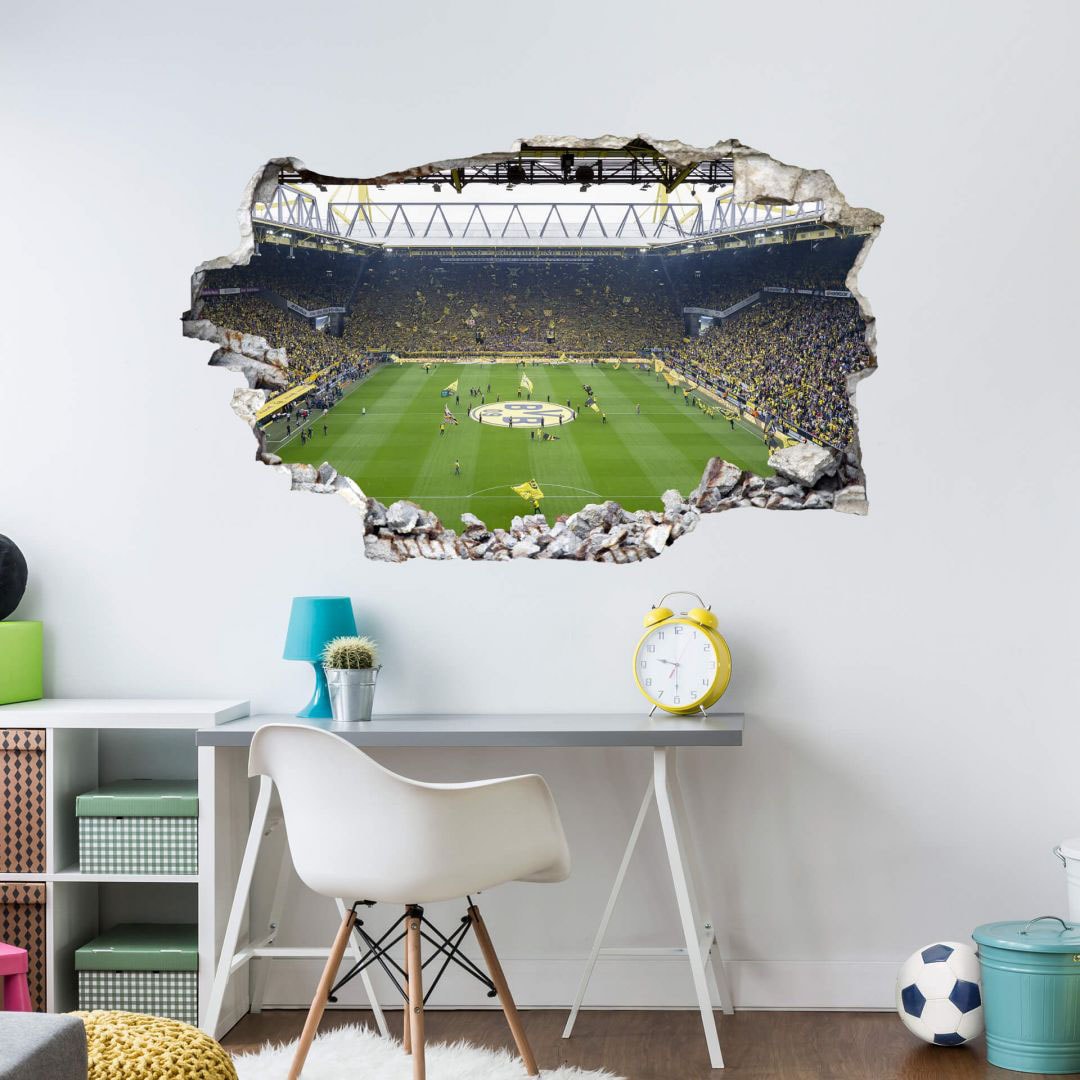 Fan »Borussia Dortmund Rechnung (1 Wall-Art bestellen Wandtattoo Choreo«, auf St.)