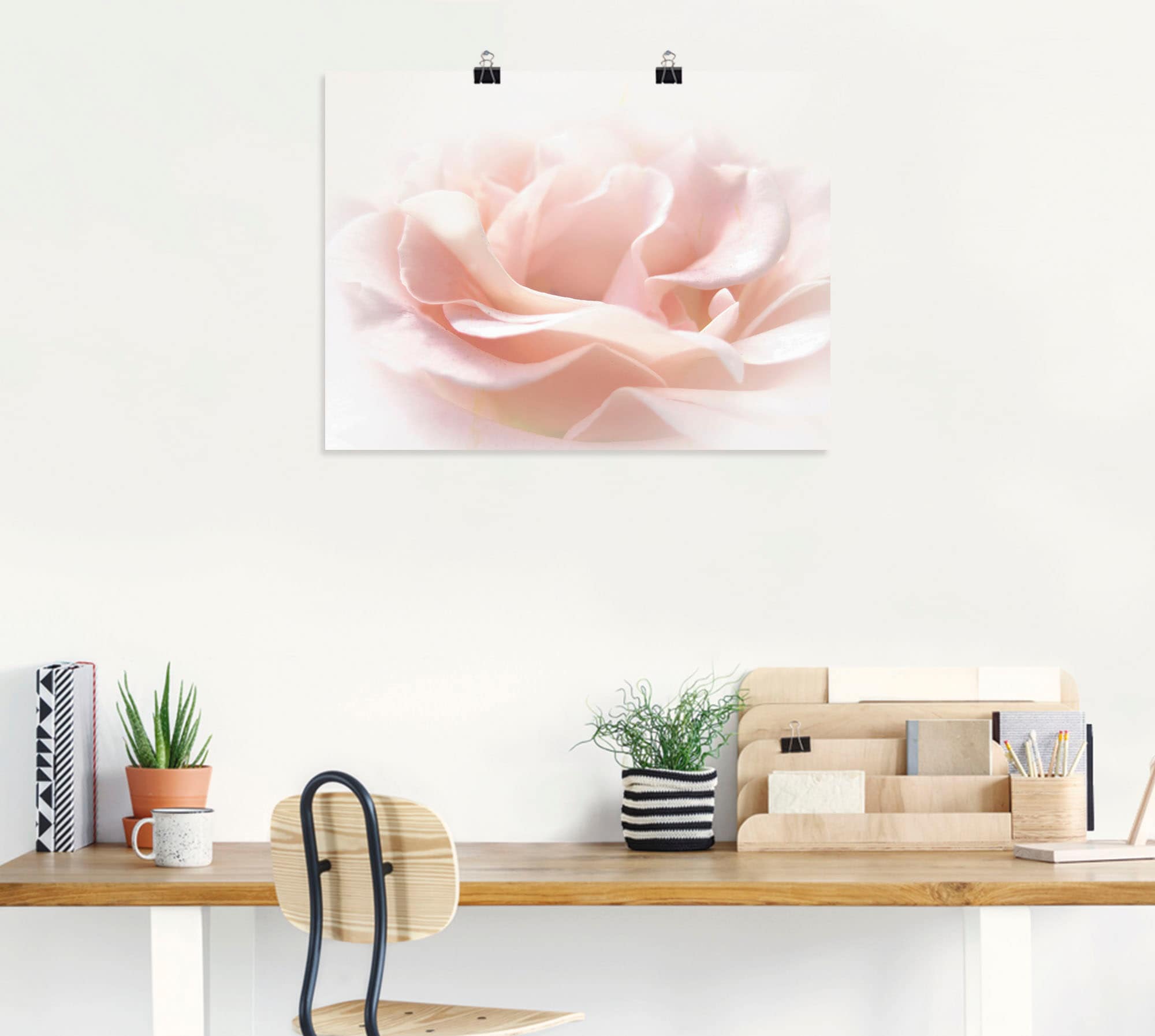 Artland Wandbild »Rose I« Blumen 1 Stk. tlg. als Alubild, Poster in verschied. Größen