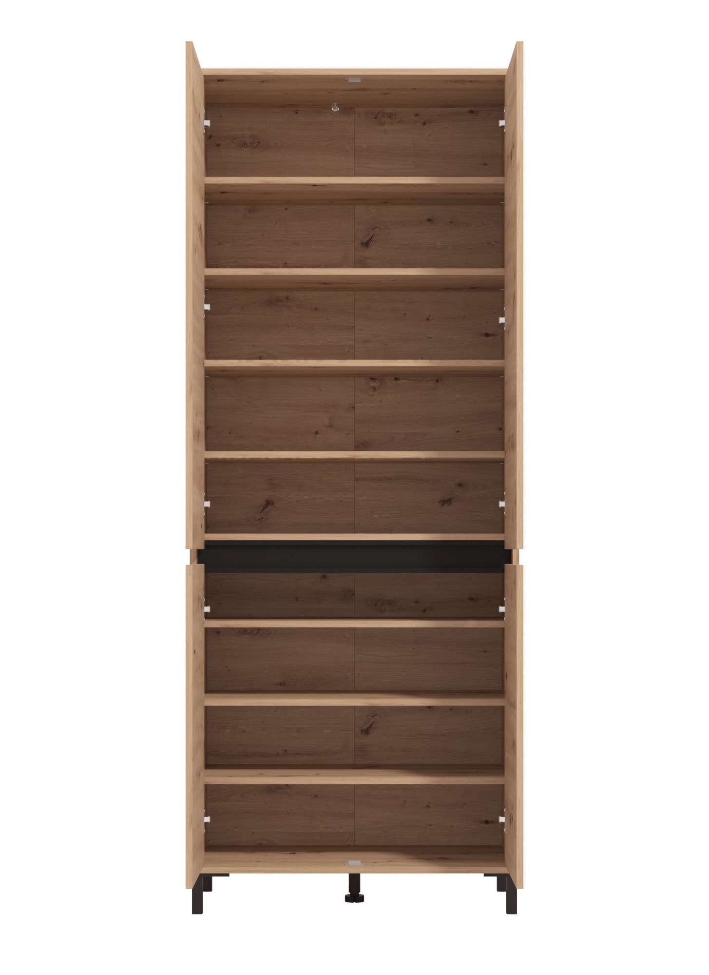 Home affaire Schuhschrank »Flannan, Schuhregal, Schuhkommode, Gesamthöhe 205,5 cm« acht Regale und eine Schublade, Gesamtbreite 80 cm