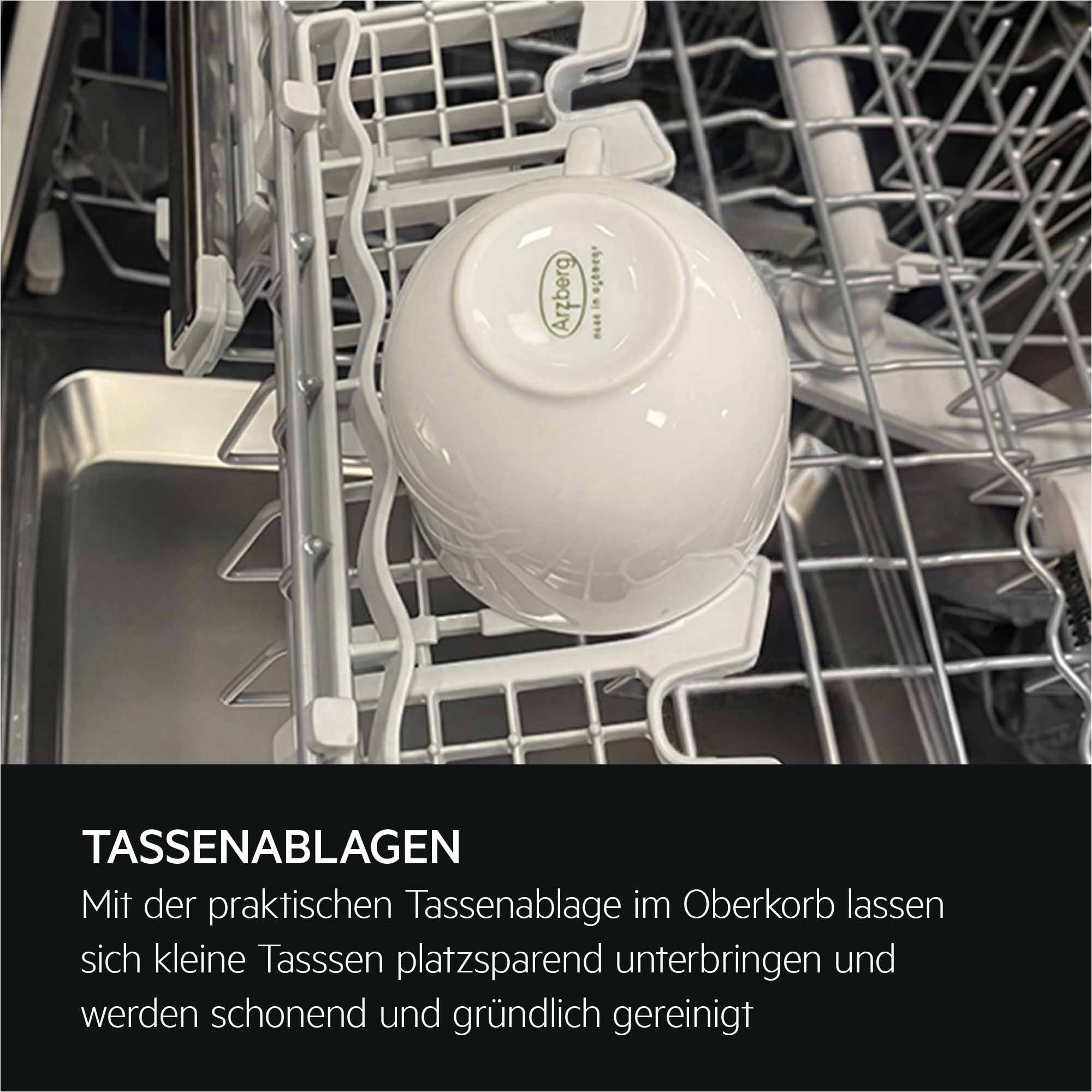 AEG vollintegrierbarer Geschirrspüler 6000 »GI620C2SC« Spülmaschine – starke Sprühabdeckung, viel Platz & sauber