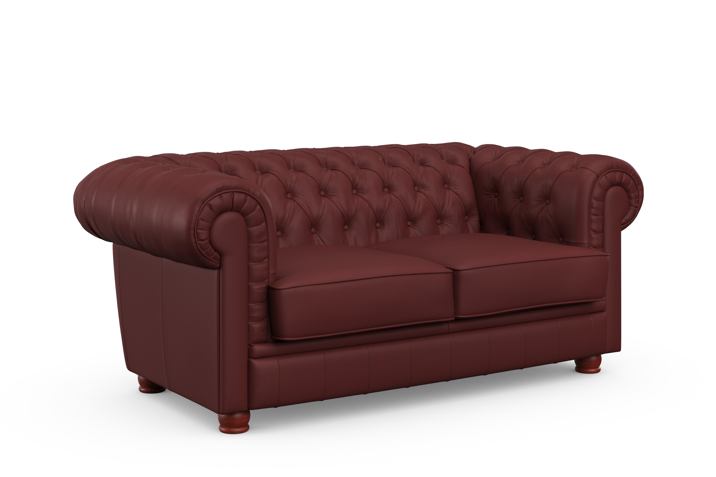 Chesterfield-Sofa »Kent 2-Sitzer, edel und bequem, hochwertige Detailverarbeitung«,...