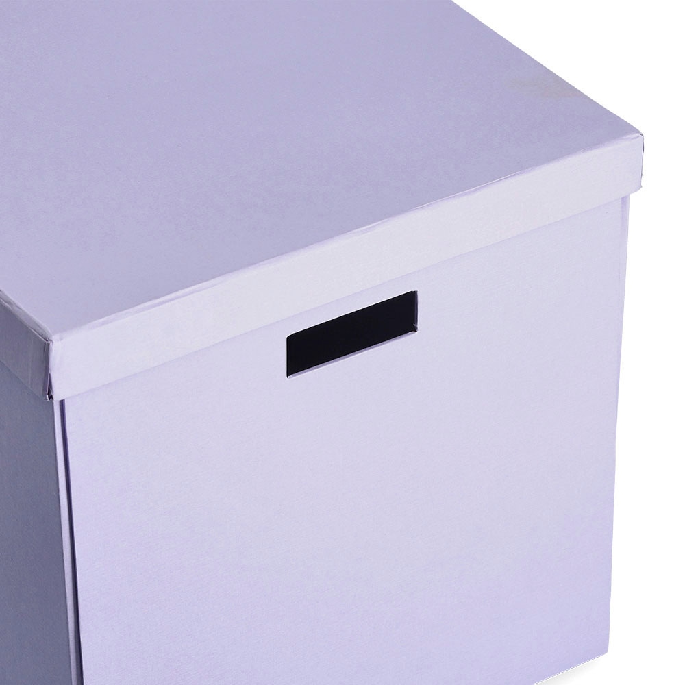 Zeller Present Aufbewahrungsbox, (1 St.), beschriftbar, recycelter Karton