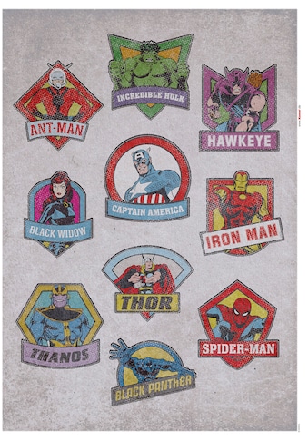 Komar Wandtattoo »Avengers Badges«, (10 St.), 50 x 70 cm kaufen