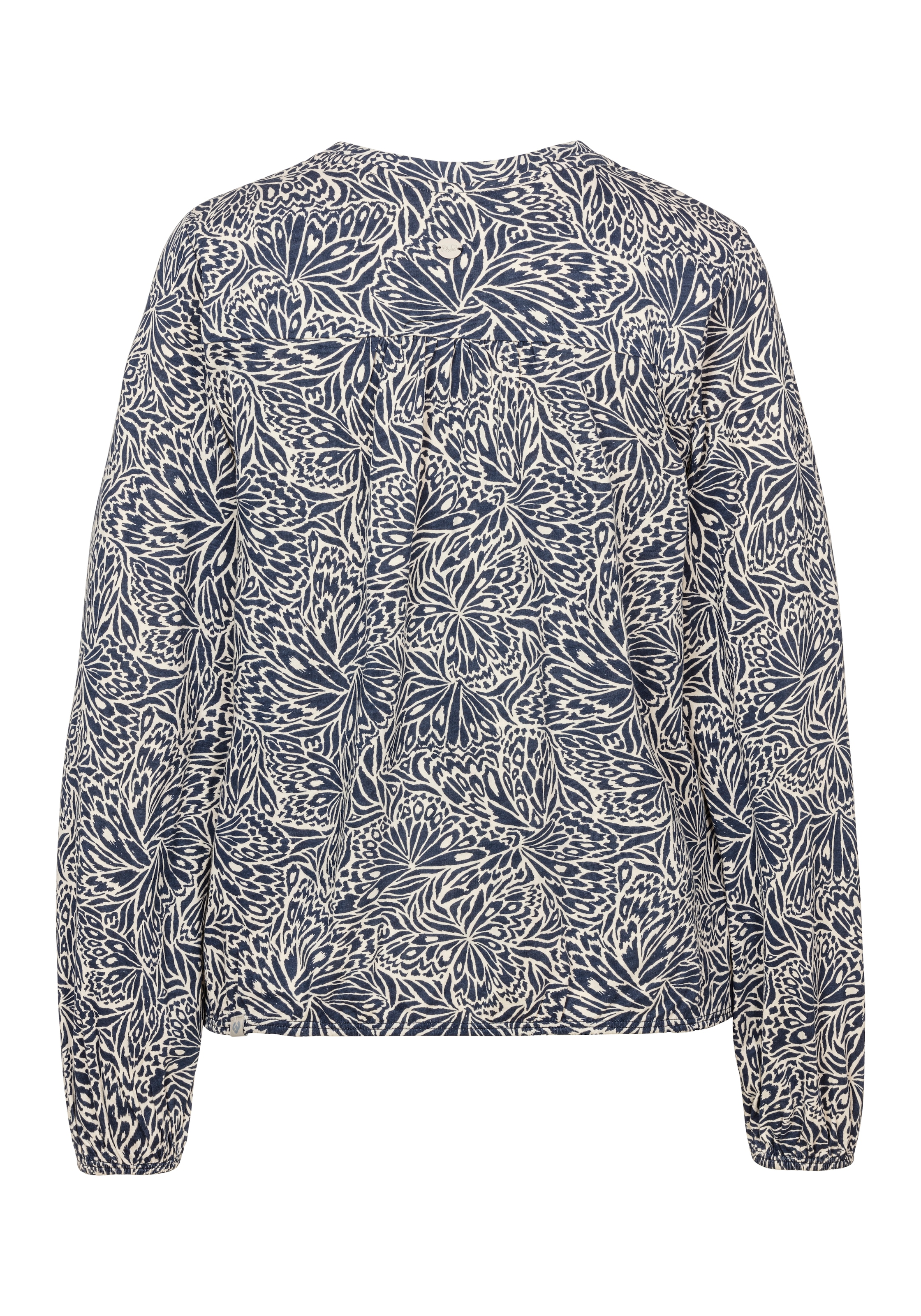 Ragwear Blusenshirt »SANTICA PRINT«, mit Gummizug am Ärmel und am Saum