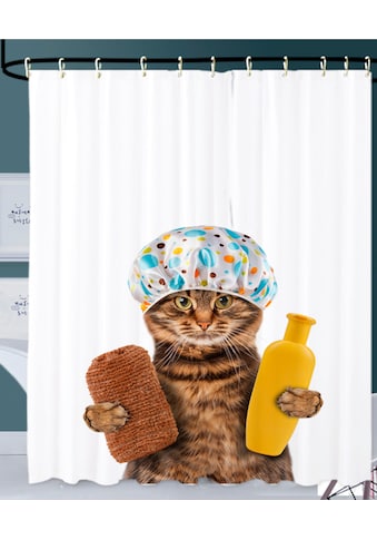 Sanilo Duschvorhang »Shower Cat«, Höhe 200 cm kaufen