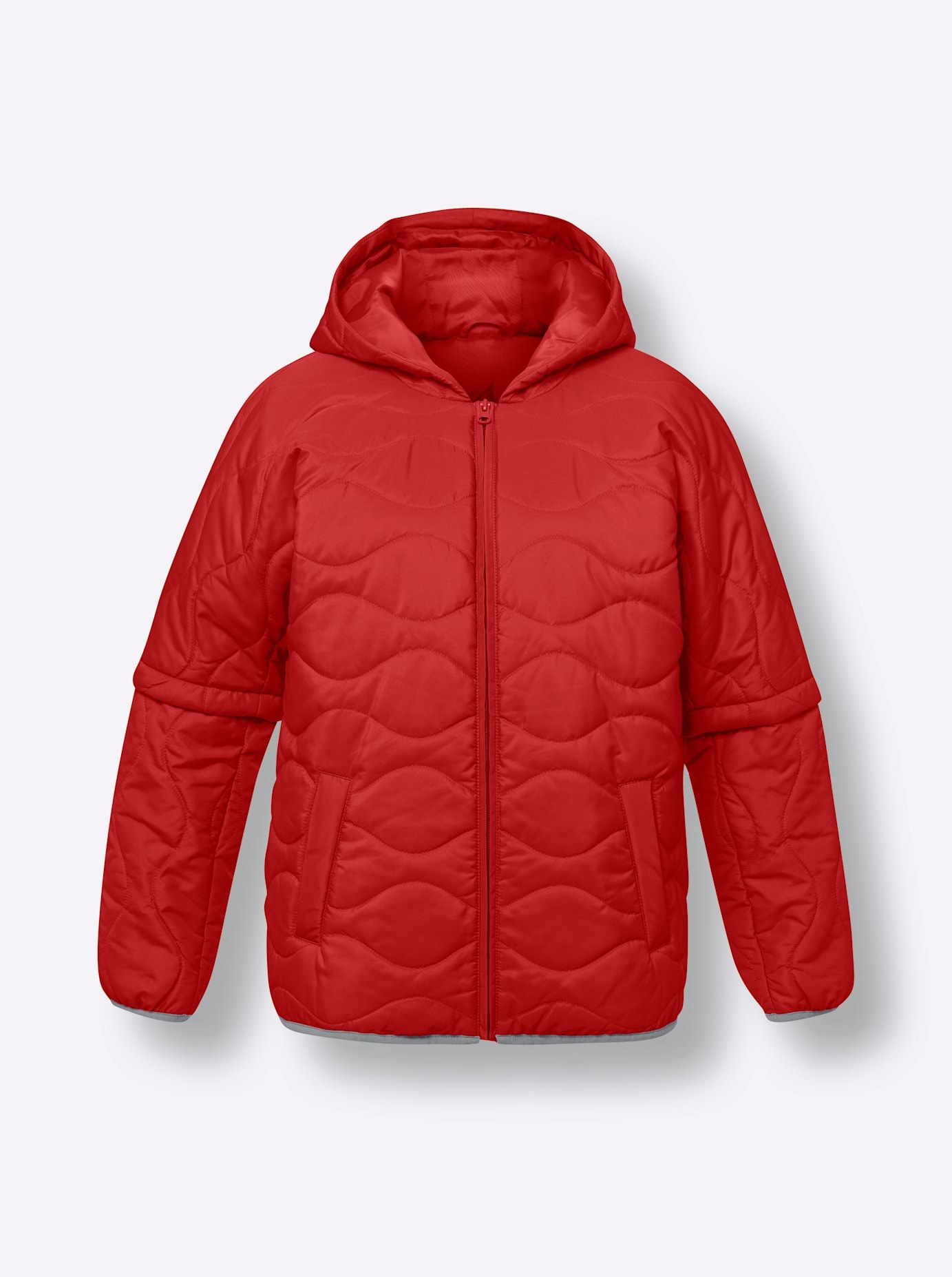 Classic Basics Steppjacke, mit Kapuze