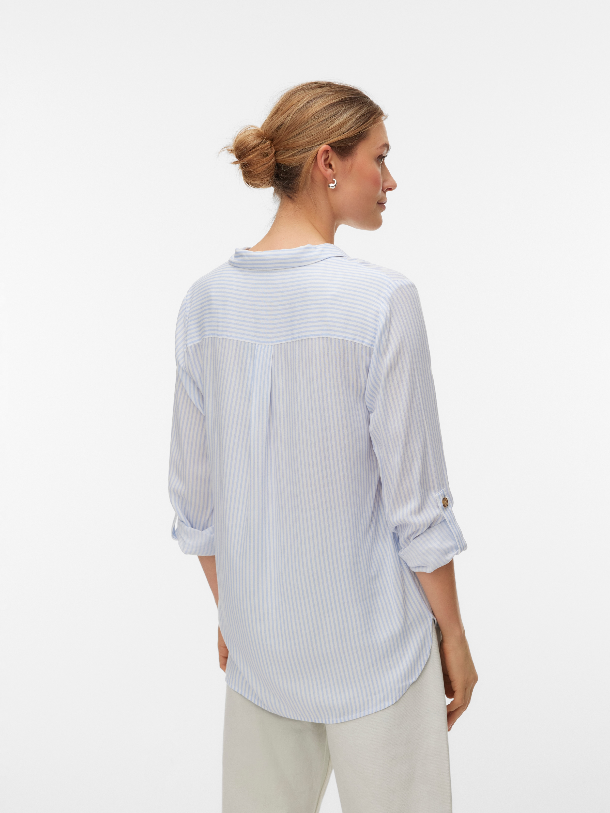 Vero Moda Hemdbluse »VMBUMPY L/S SHIRT NEW WVN GA NOOS« Viskose, regular fit