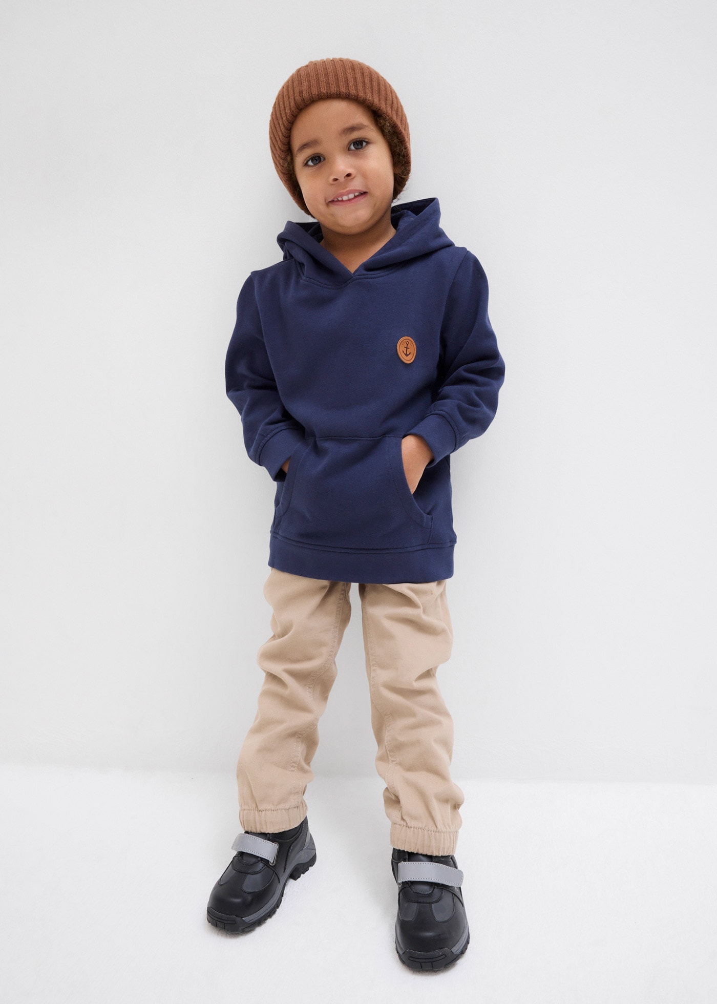 bonprix Schlupfhose  aus Baumwolle, mit elastischem Bündchen, Regular Fit