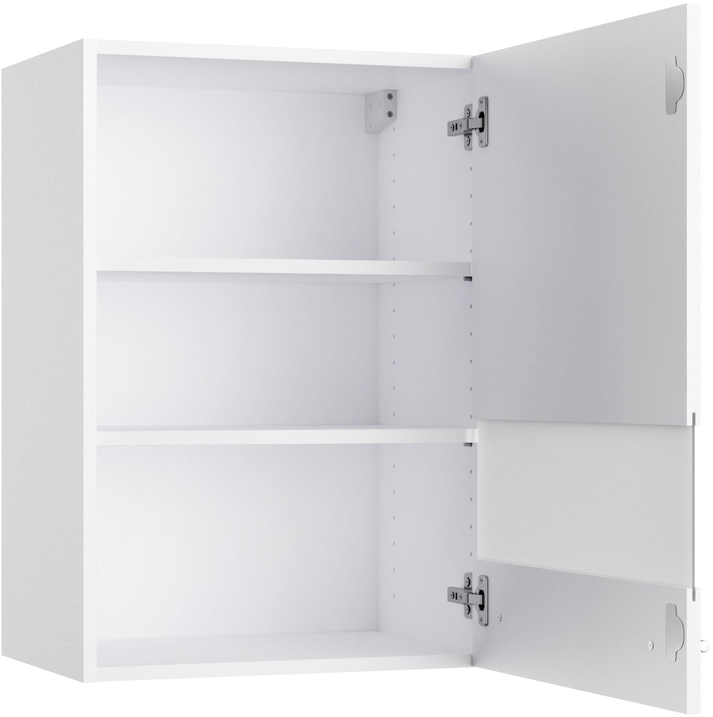 KOCHSTATION Hängeschrank »KS-Bern2«, Breite 50 cm, 1 Tür, 2 Einlegeböden, Front mit Milchglas-Einsatz
